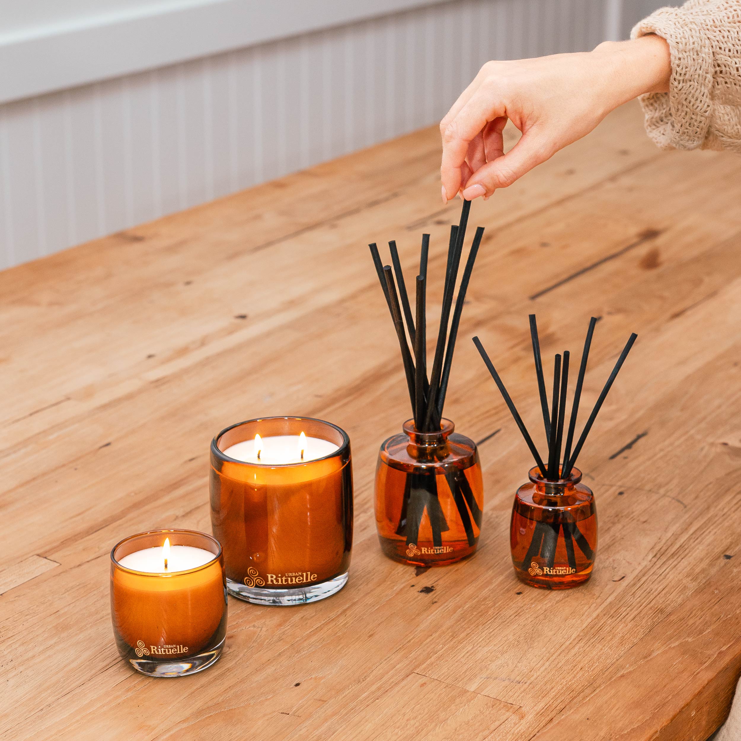 Mandarin, Basil & Lime<br> Scented Soy Candle | 140gm