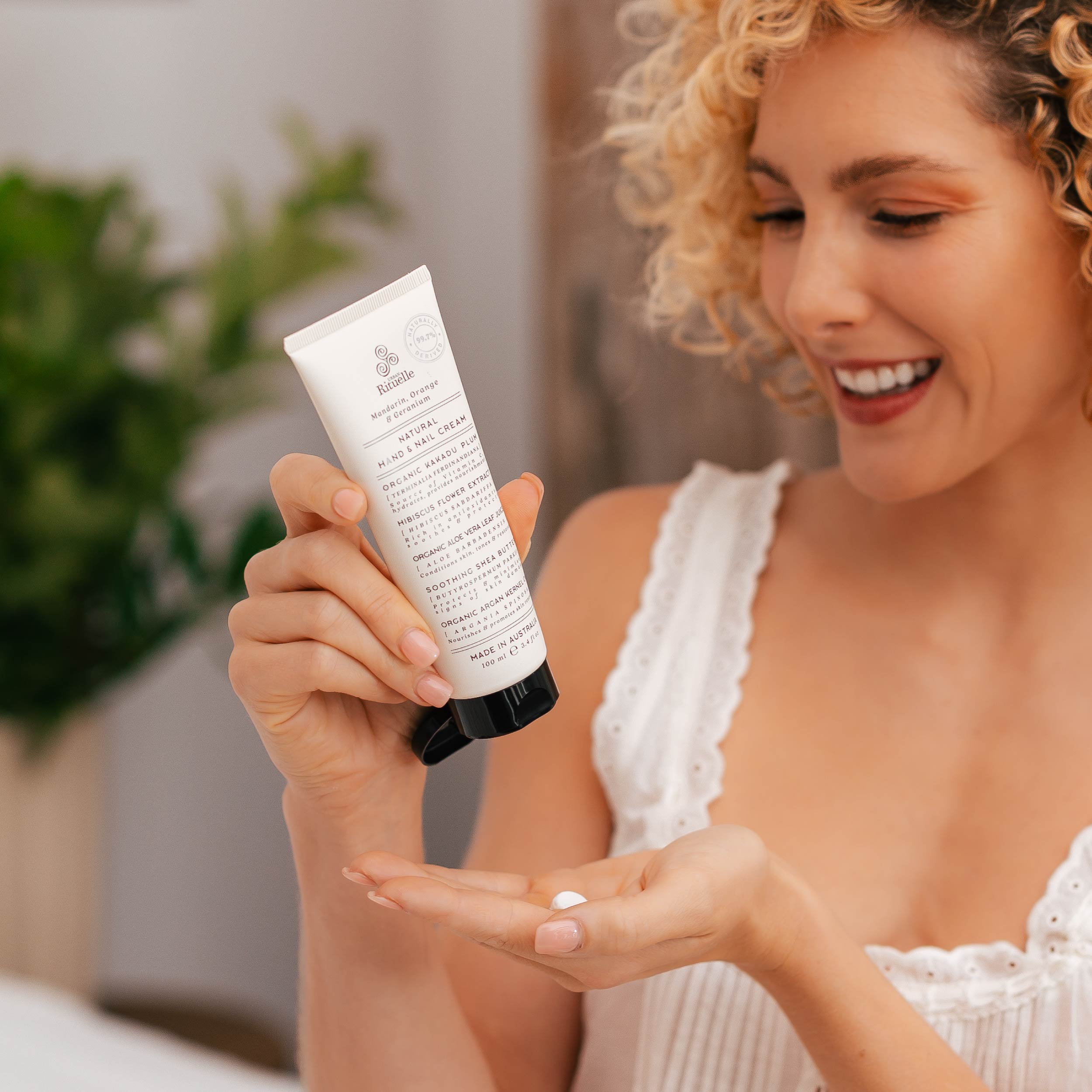 Mandarin, Orange & Geranium<br> Natural Hand & Nail Cream | 100ml