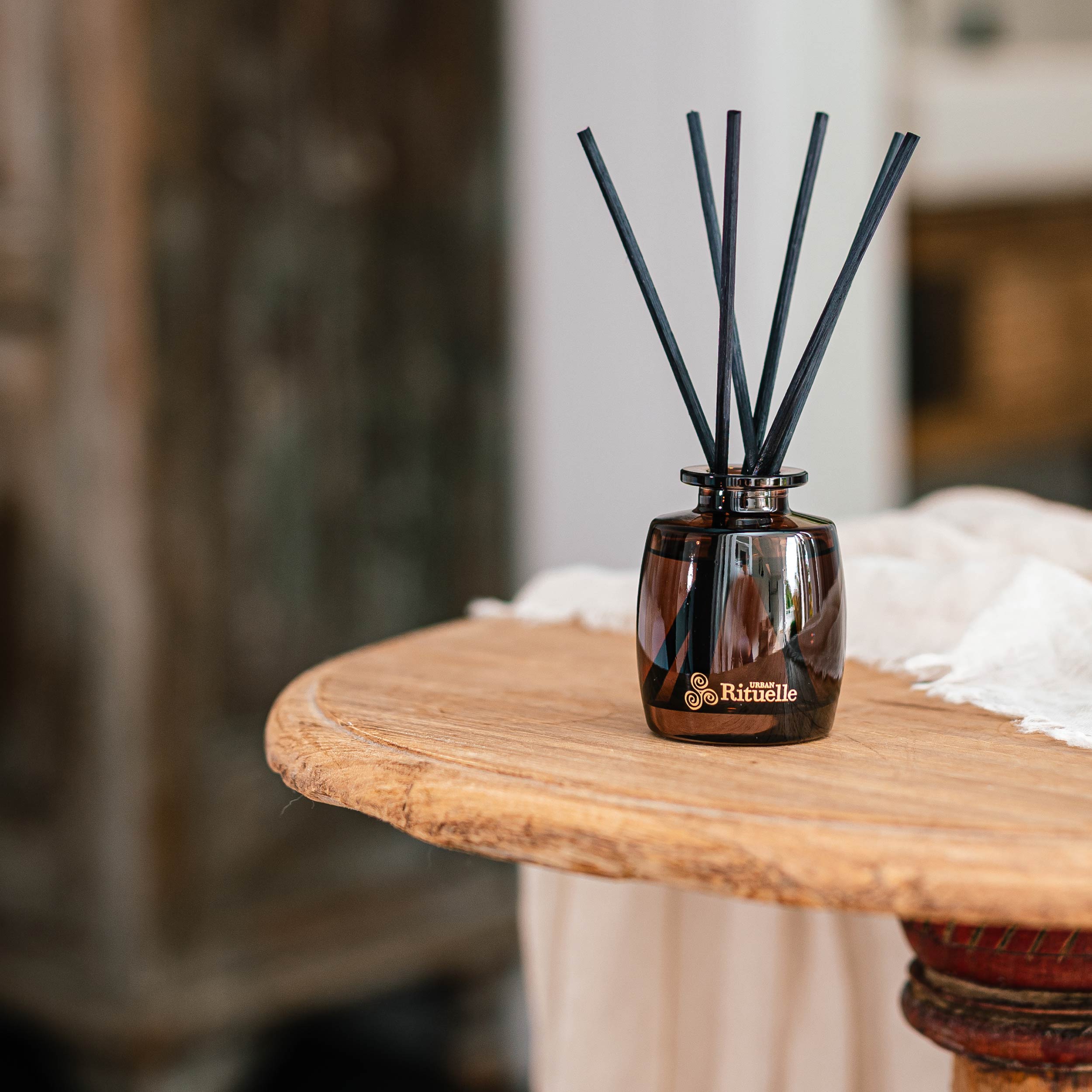 Black Amber, Rosewood & Cedar<br> Mini Fragrance Diffuser Set | 90ml