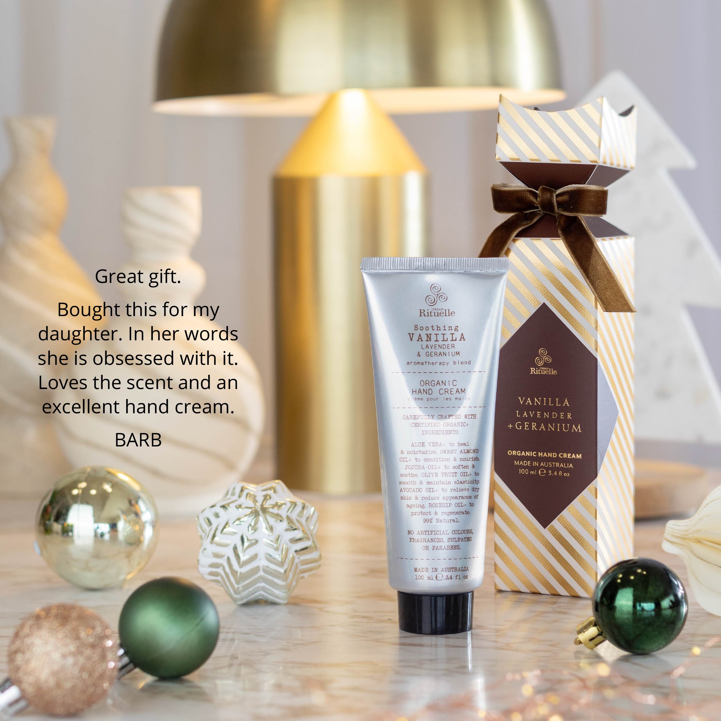 Vanilla, Lavender & Geranium<br> Hand Cream Bon Bon | 100ml