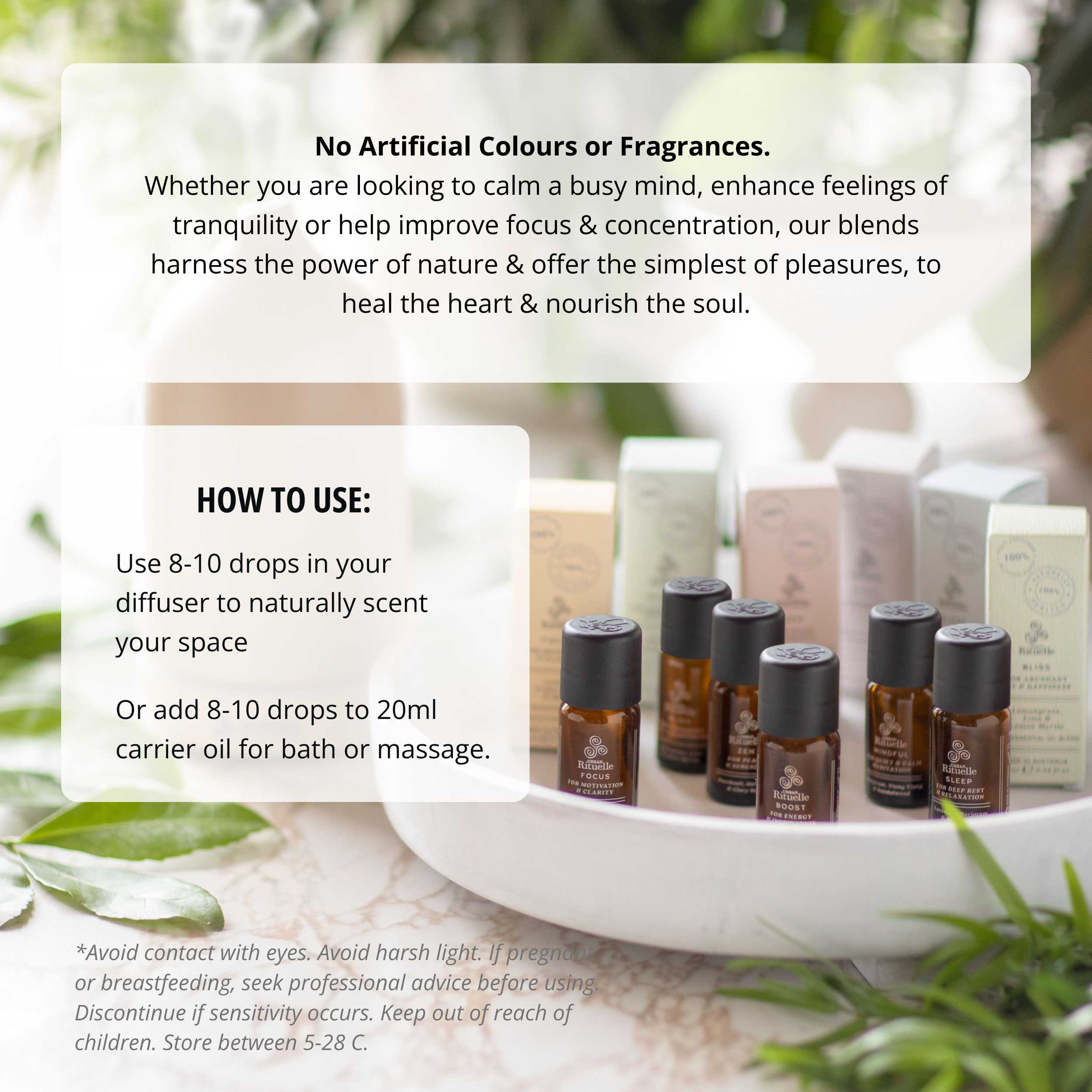 Natural Remedy - Wellness Rituelles 100% Essential Oil Blends - Boost: Sweet Orange, Pink Grapefruit & Spearmint