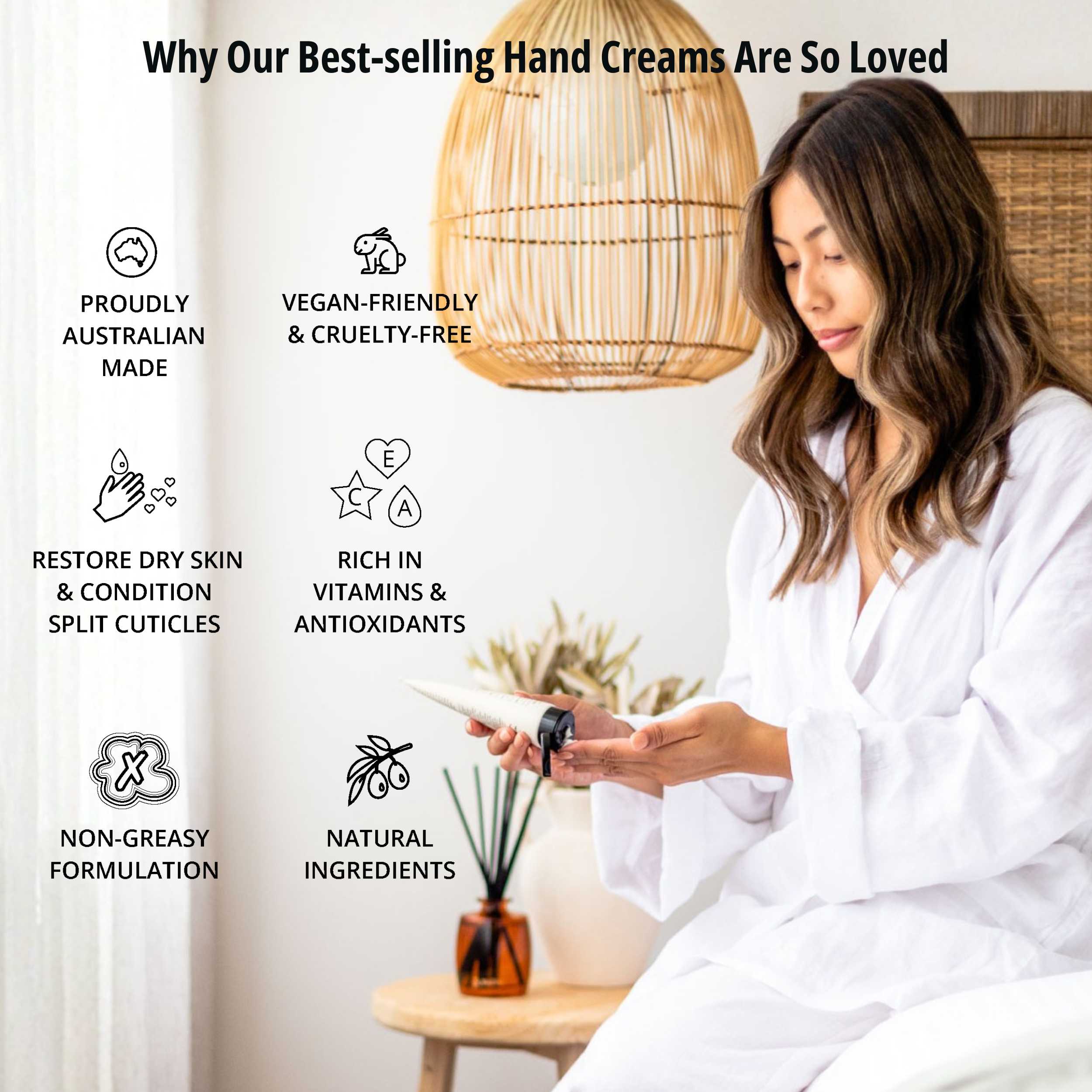 Mandarin, Orange & Geranium<br> Natural Hand & Nail Cream | 100ml