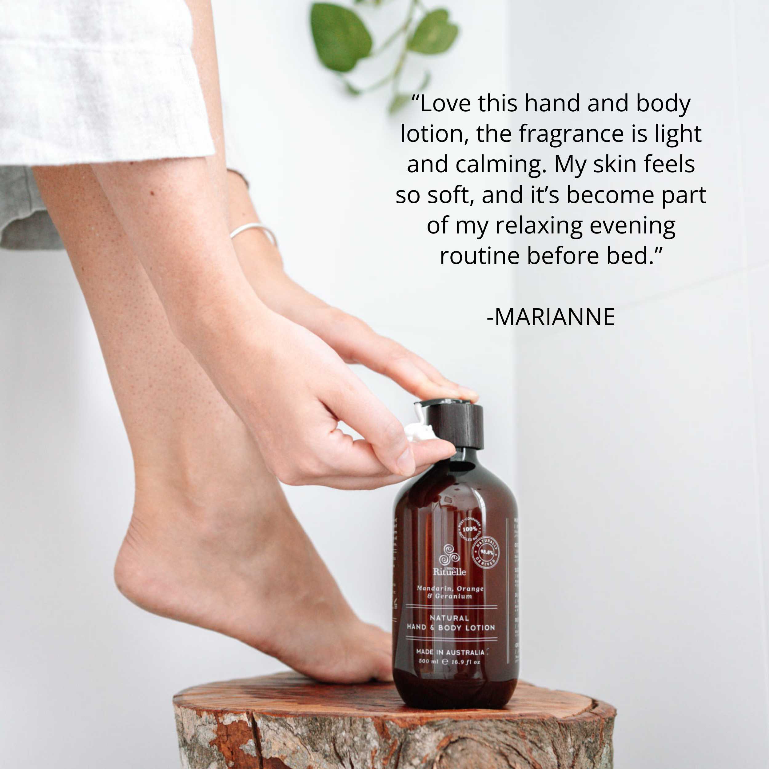 Mandarin, Orange & Geranium<br> Natural Hand & Body Lotion | 500ml
