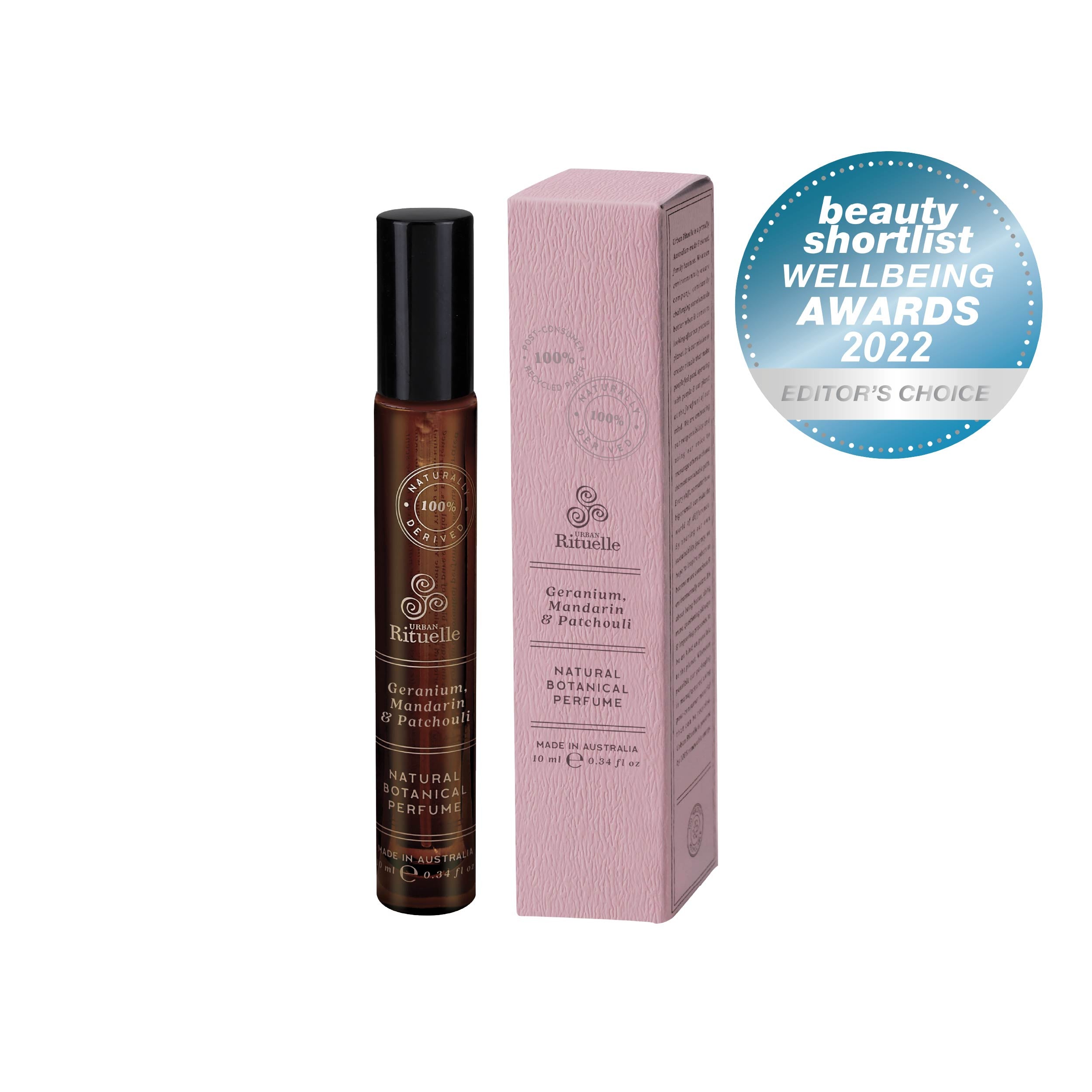 Geranium, Mandarin & Patchouli<br> TESTER: Natural Botanical Perfume