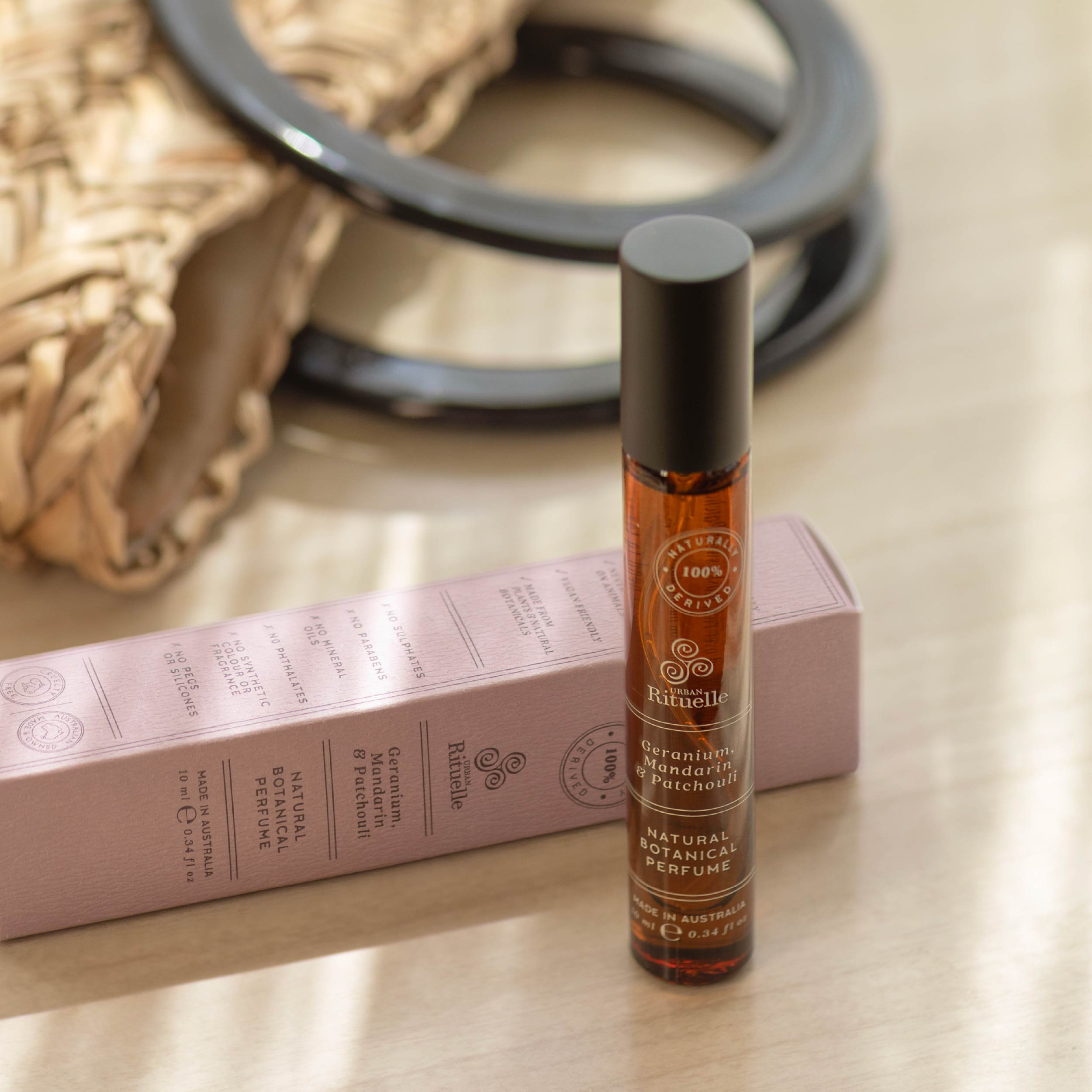 Geranium, Mandarin & Patchouli<br> Natural Botanical Perfume | 10ml