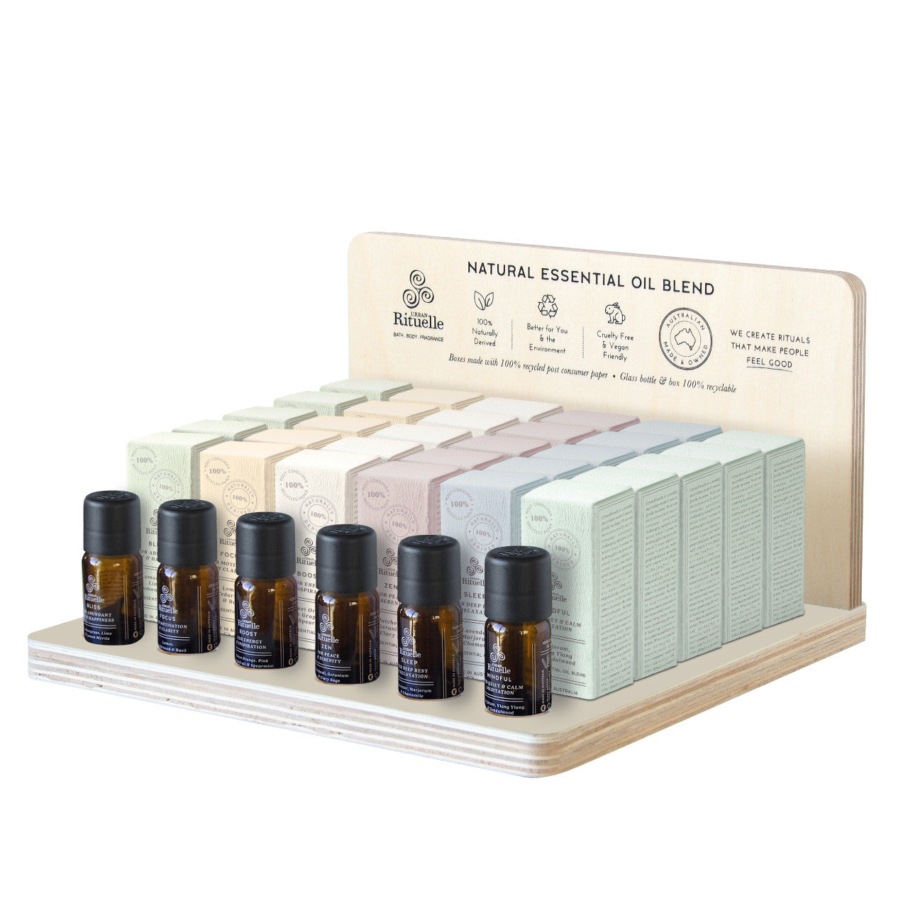 Natural Remedy<br> Wellness Rituelles Essential Oil Blends Display Package