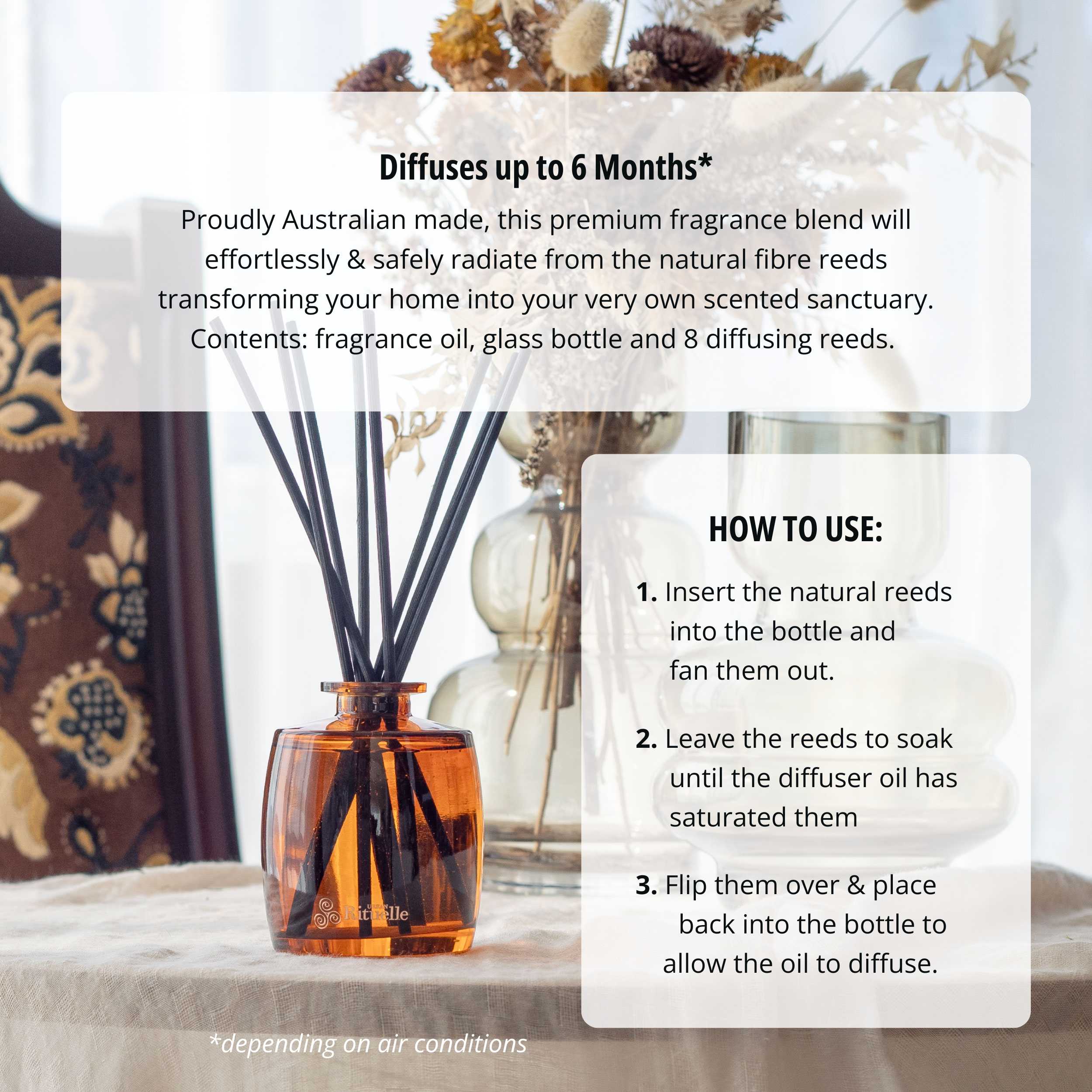 Lemongrass, Neroli & Lime<br> Aromatherapy Fragrance Diffuser Set | 220ml