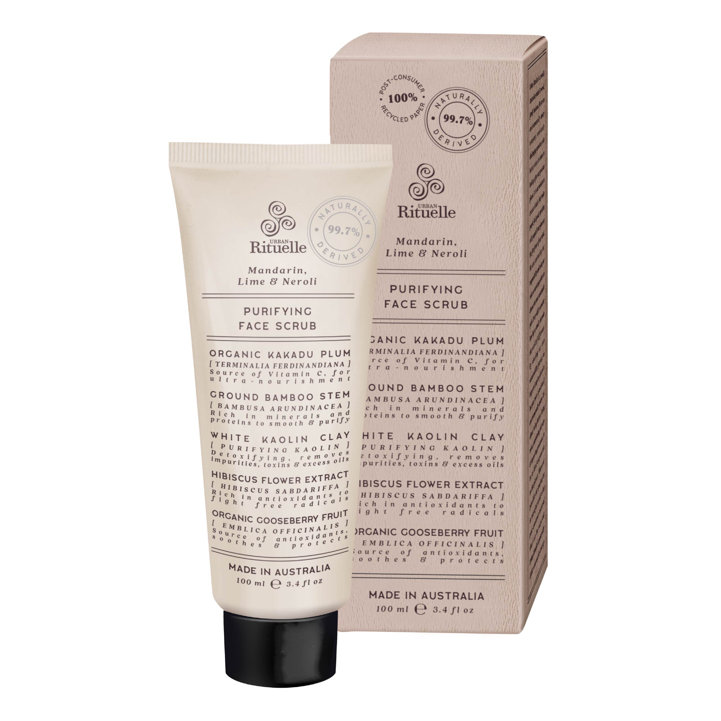 Mandarin, Lime & Neroli<br> Purifying Face Scrub | 100ml
