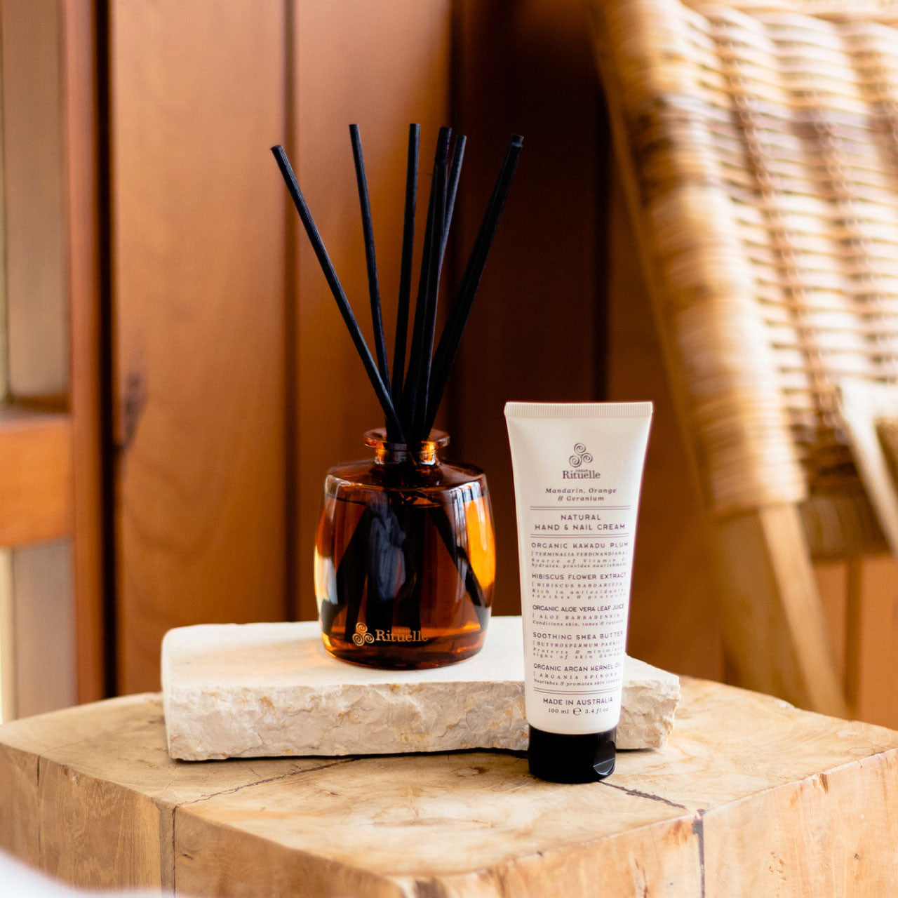 Mandarin, Orange & Geranium<br> TESTER: Natural Hand & Nail Cream