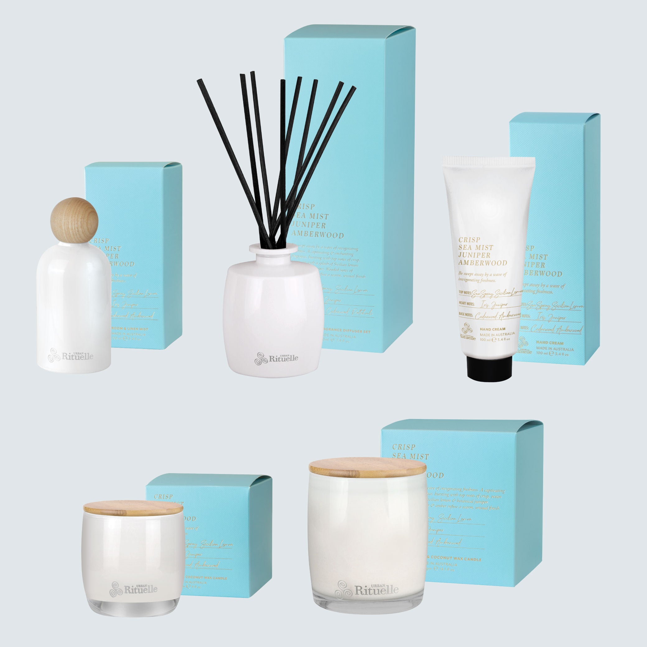 Apotheca<br> Single Fragrance Package - Crisp Sea Mist, Juniper, Amberwood