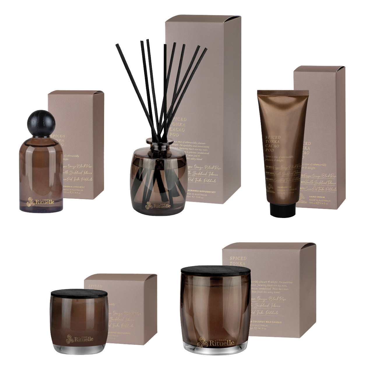 Apotheca Single Fragrance Package - Spiced Tonka, Cacao Pod