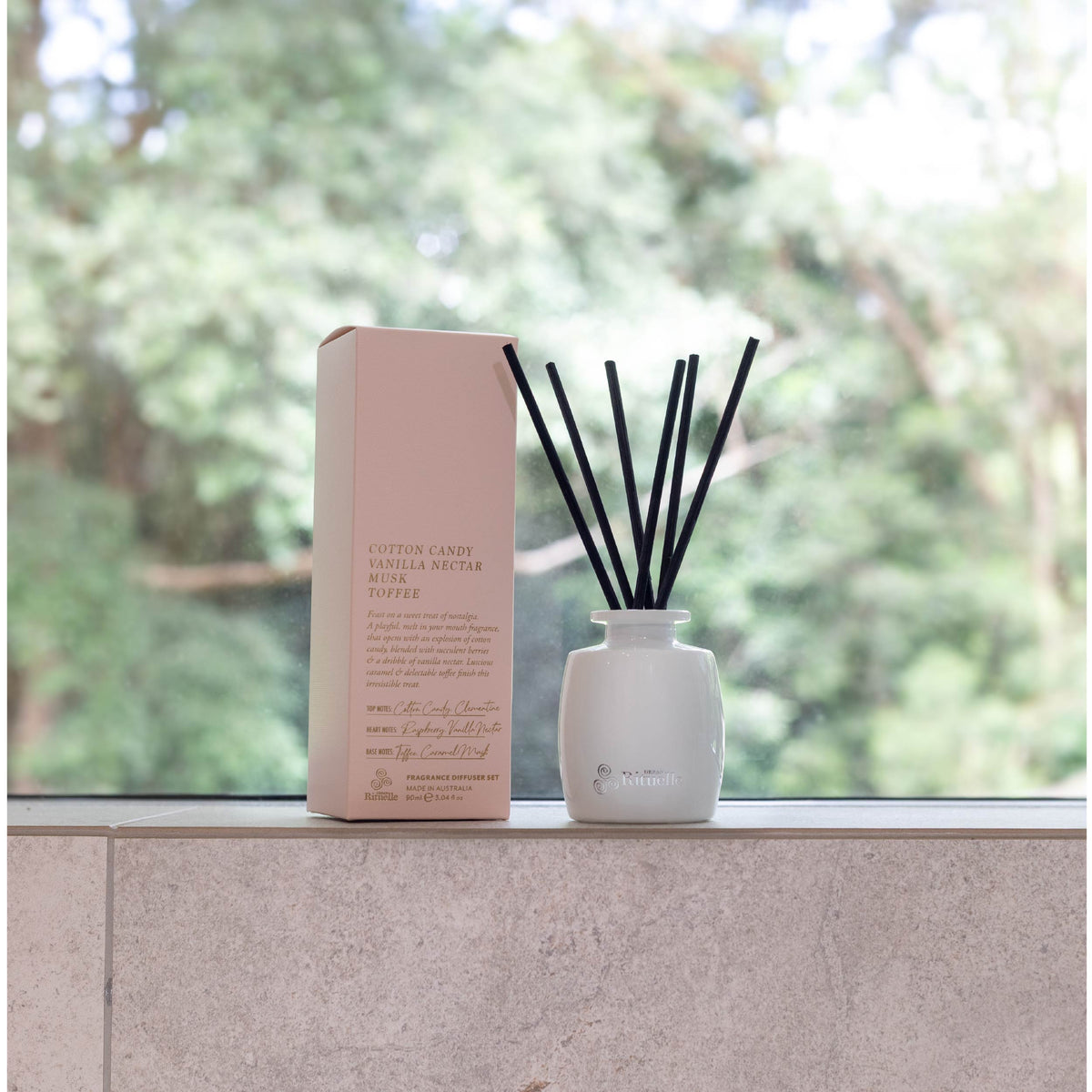 Cotton Candy, Vanilla Nectar, Musk, Toffee<br> Mini Fragrance Diffuser Set | 90ml
