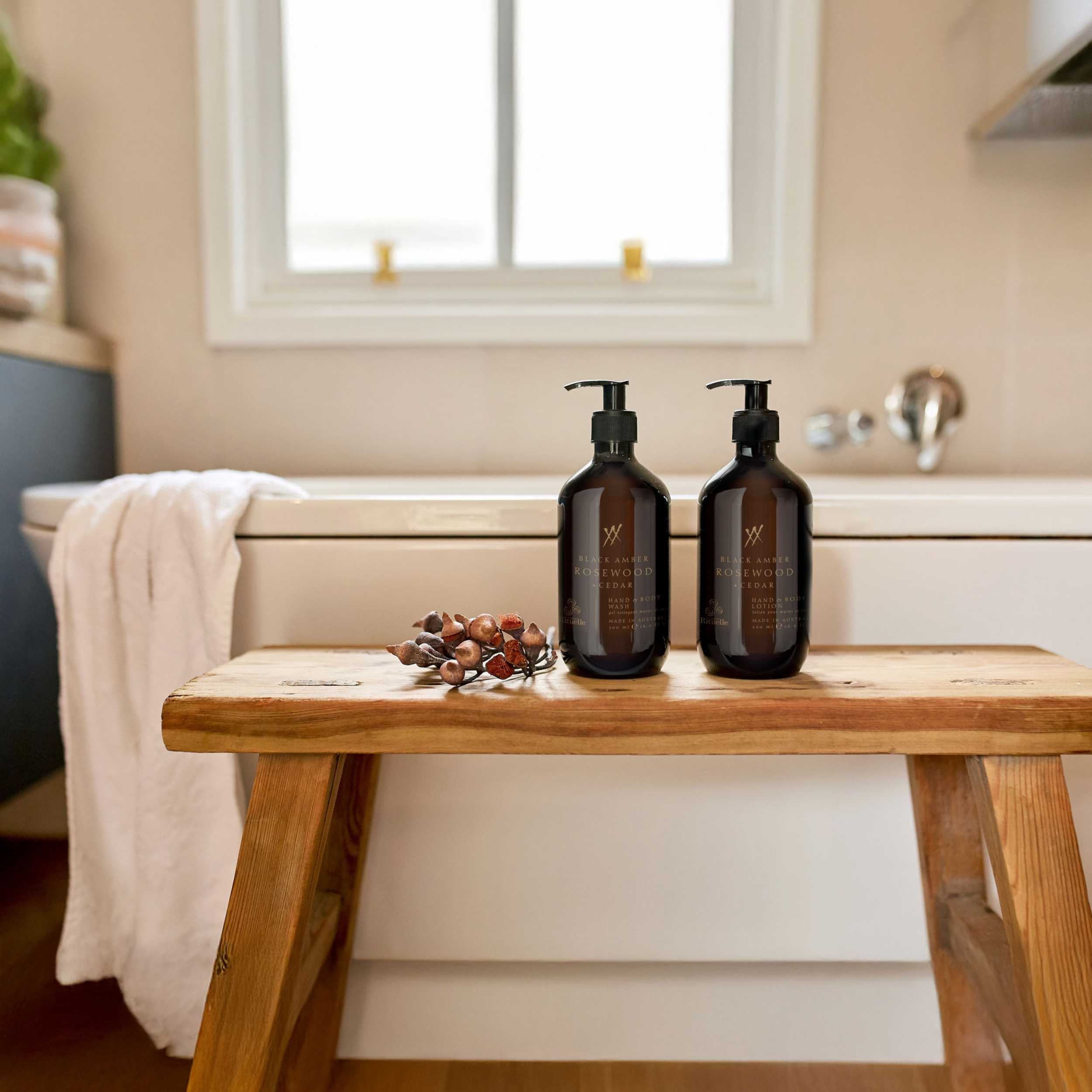 Black Amber, Rosewood & Cedar<br> Hand & Body Lotion | 500ml