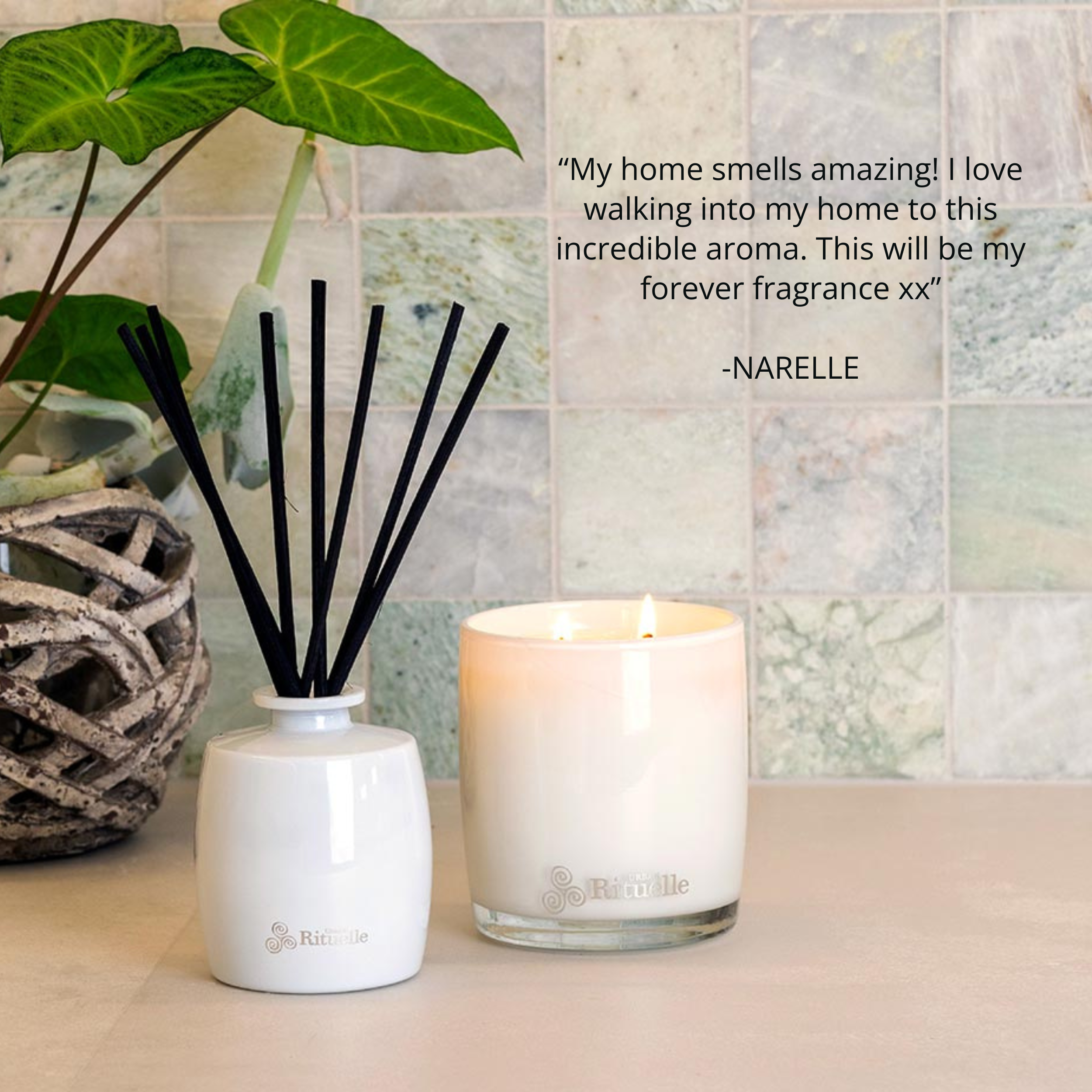 White Lotus, Geranium Leaf & Bergamot<br> Fragrance Diffuser Set | 200ml