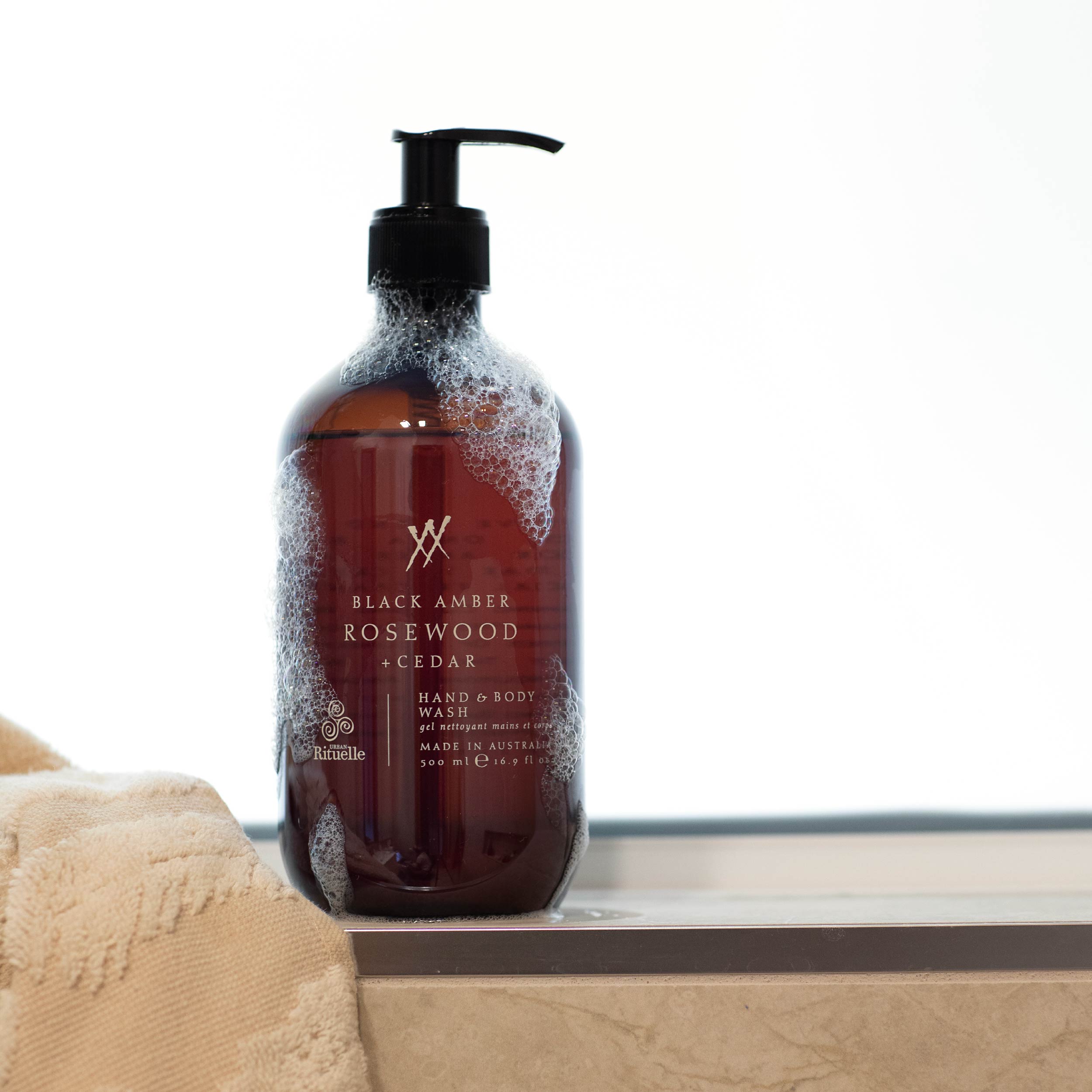 Black Amber, Rosewood & Cedar<br> Hand & Body Wash | 500ml
