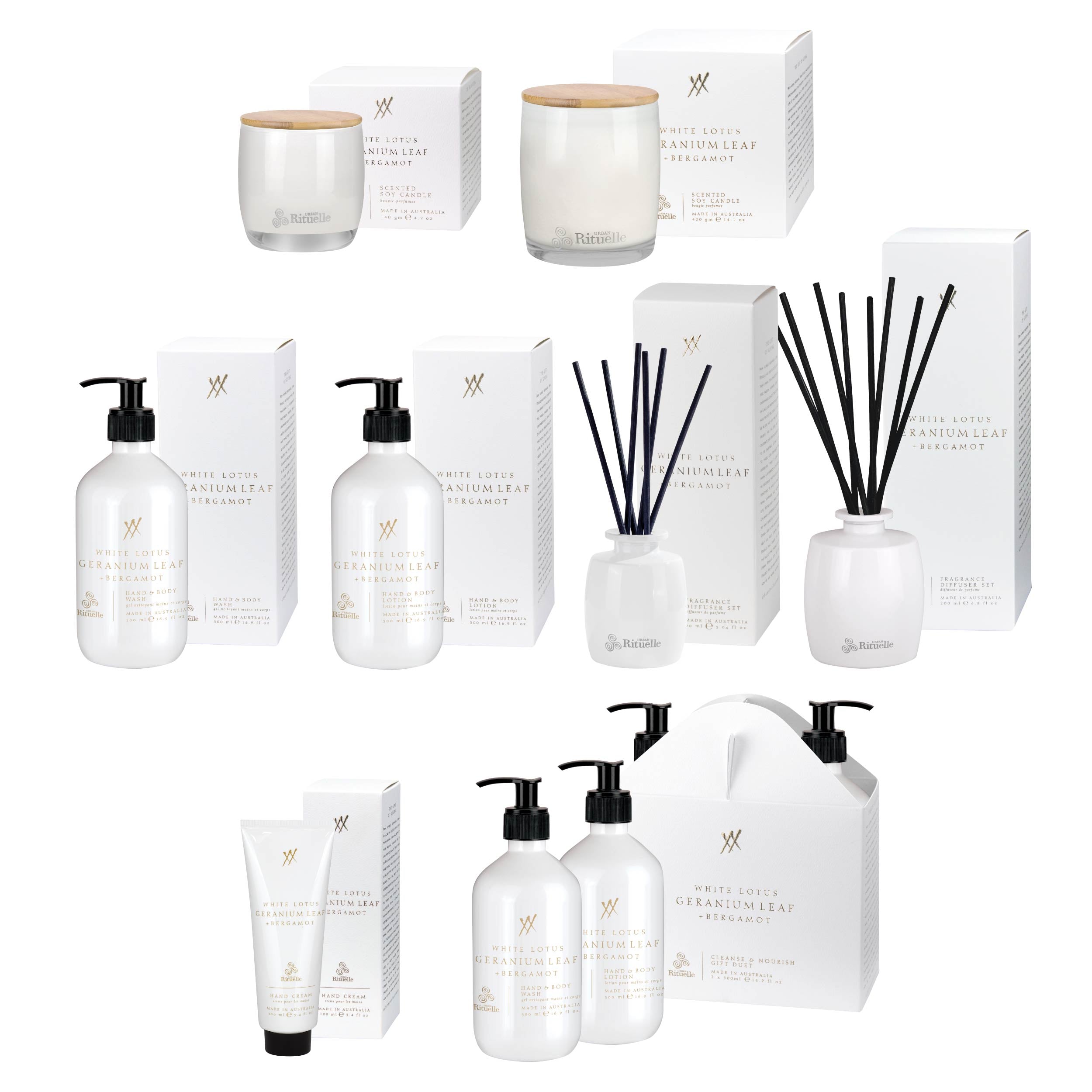 Alchemy<br> Single Fragrance Package - White Lotus, Geranium Leaf & Bergamot
