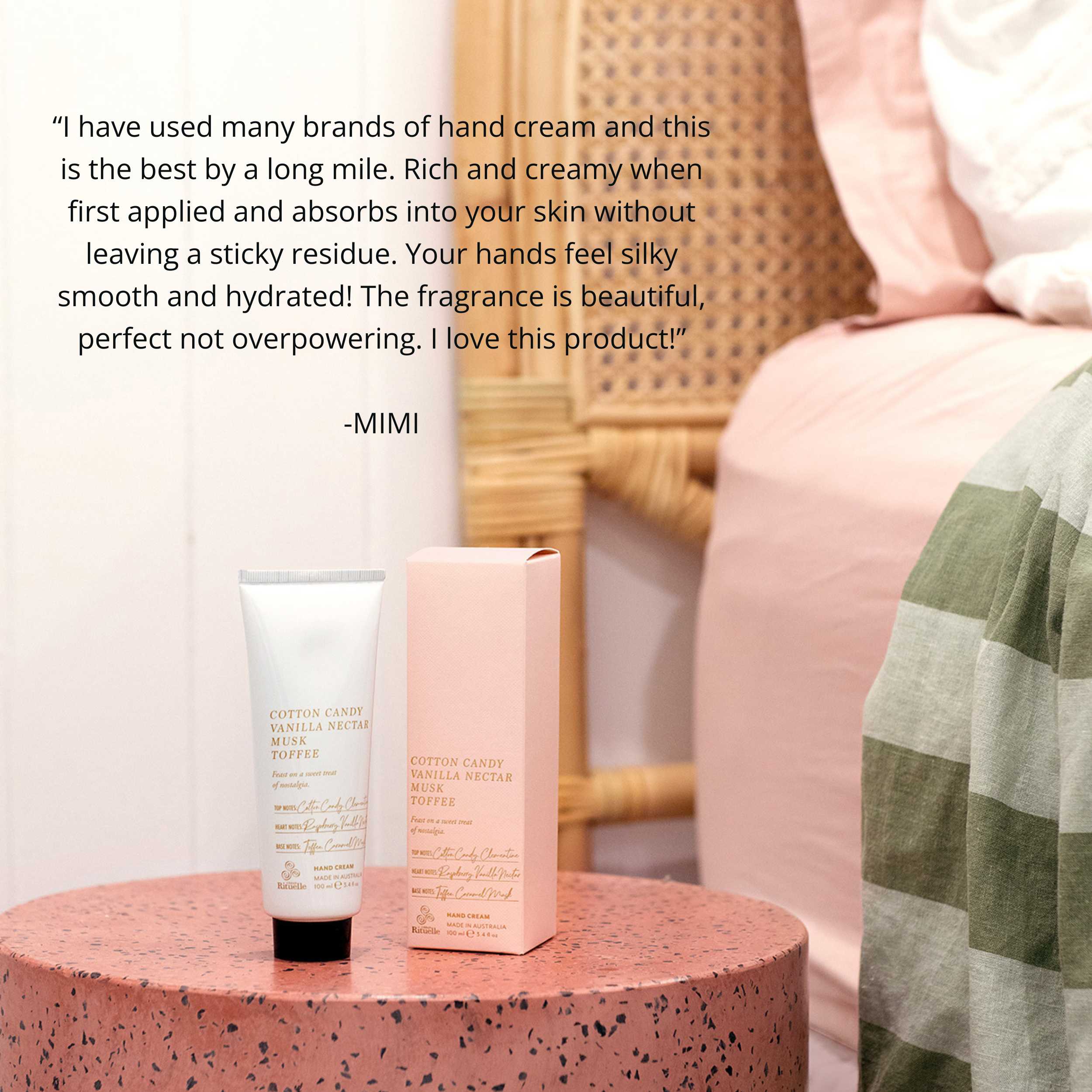 Cotton Candy, Vanilla Nectar, Musk, Toffee<br> Hand Cream | 100ml