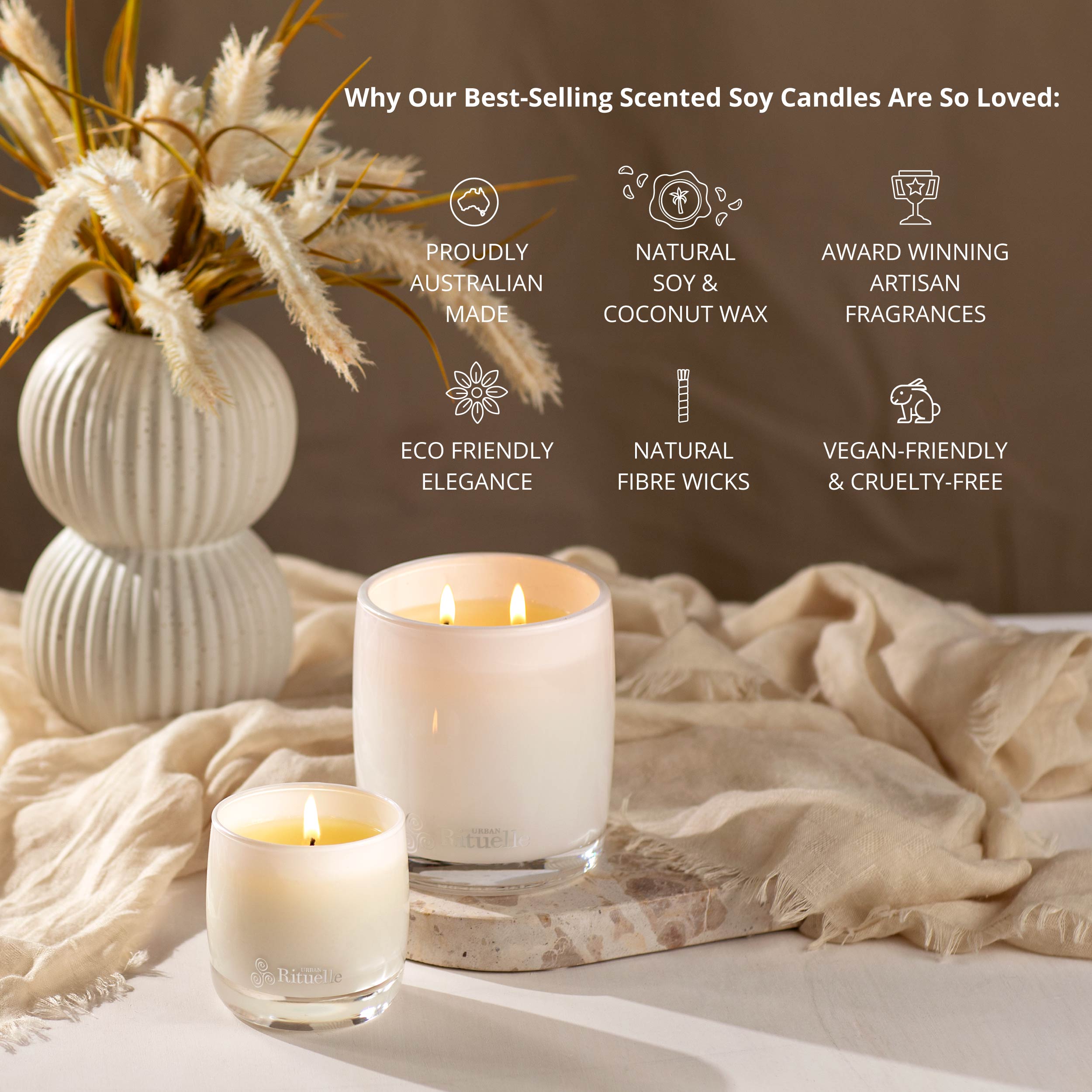 Cotton Candy, Vanilla Nectar, Musk, Toffee<br> Scented Soy Candle | 400gm