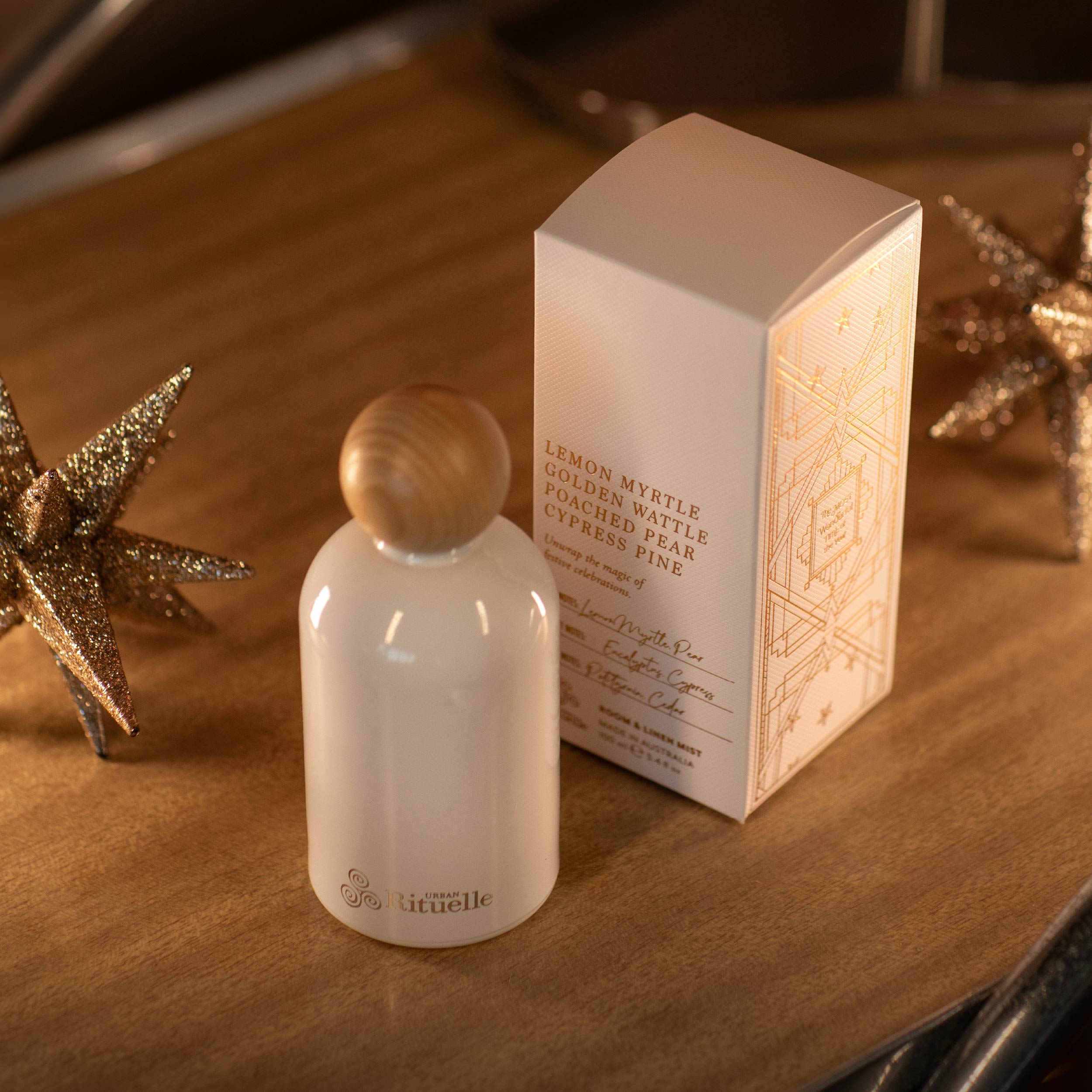 Lemon Myrtle, Golden Wattle, Poached Pear, Cypress Pine<br>Room & Linen Mist | 100ml