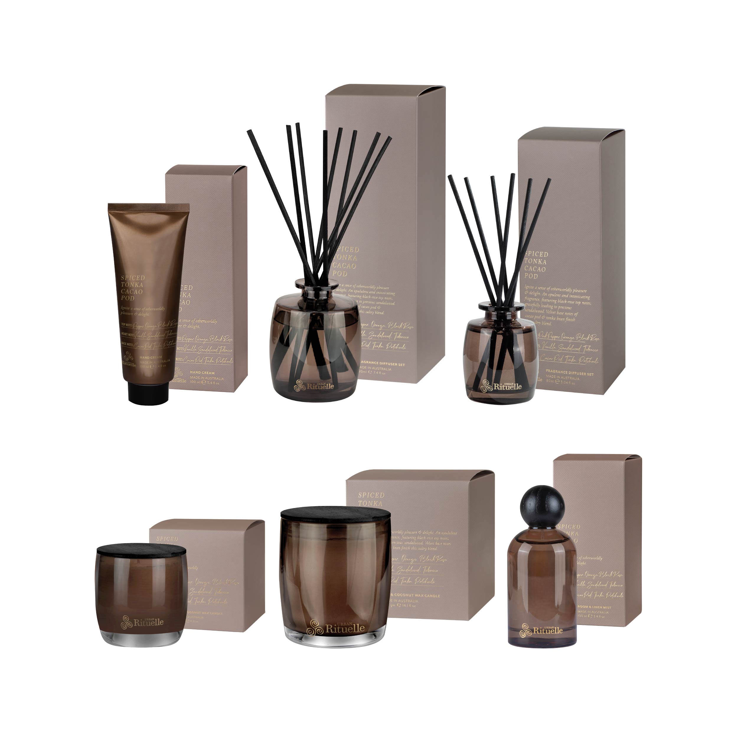 Apotheca Single Fragrance Package - Spiced Tonka, Cacao Pod