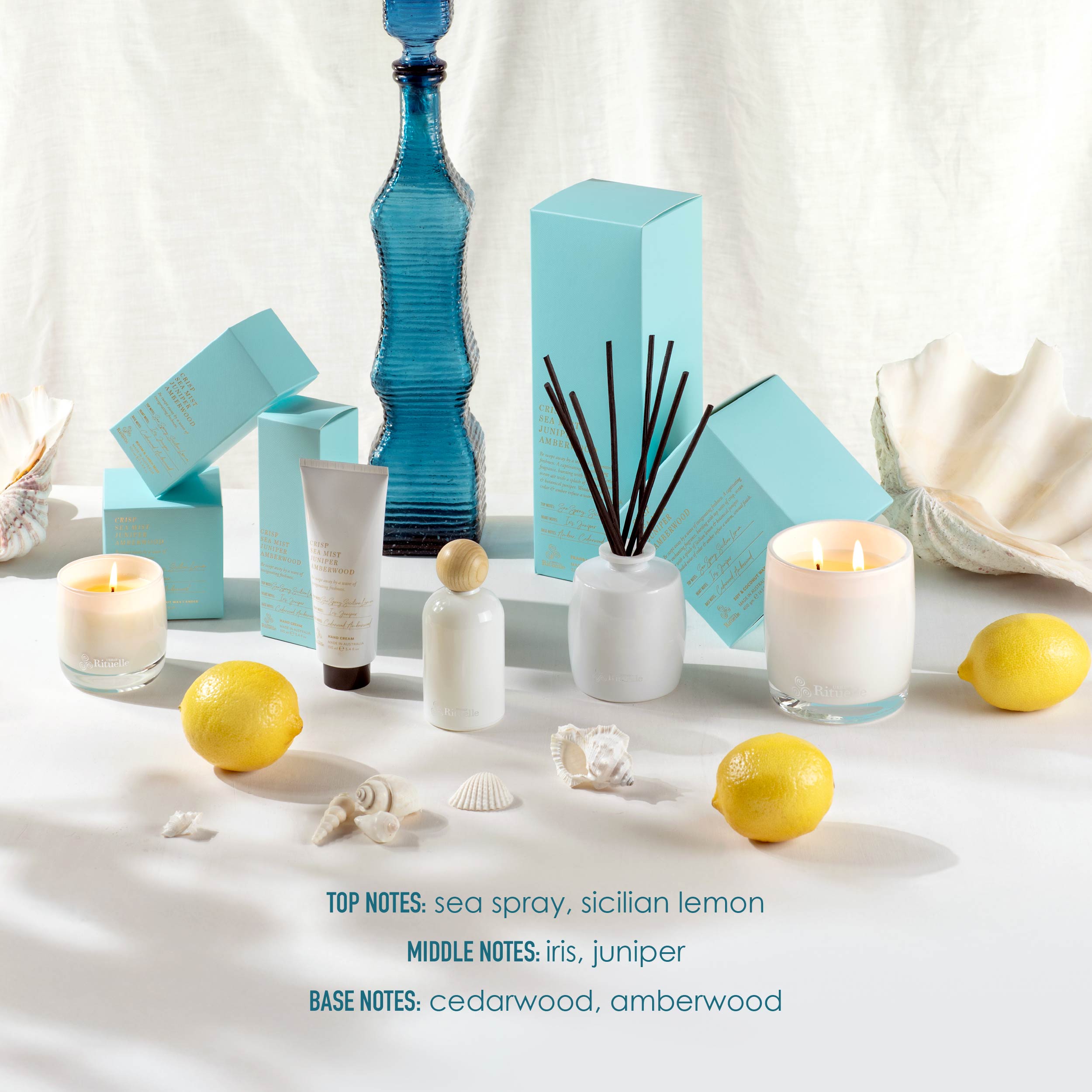 Apotheca<br> Single Fragrance Package - Crisp Sea Mist, Juniper, Amberwood