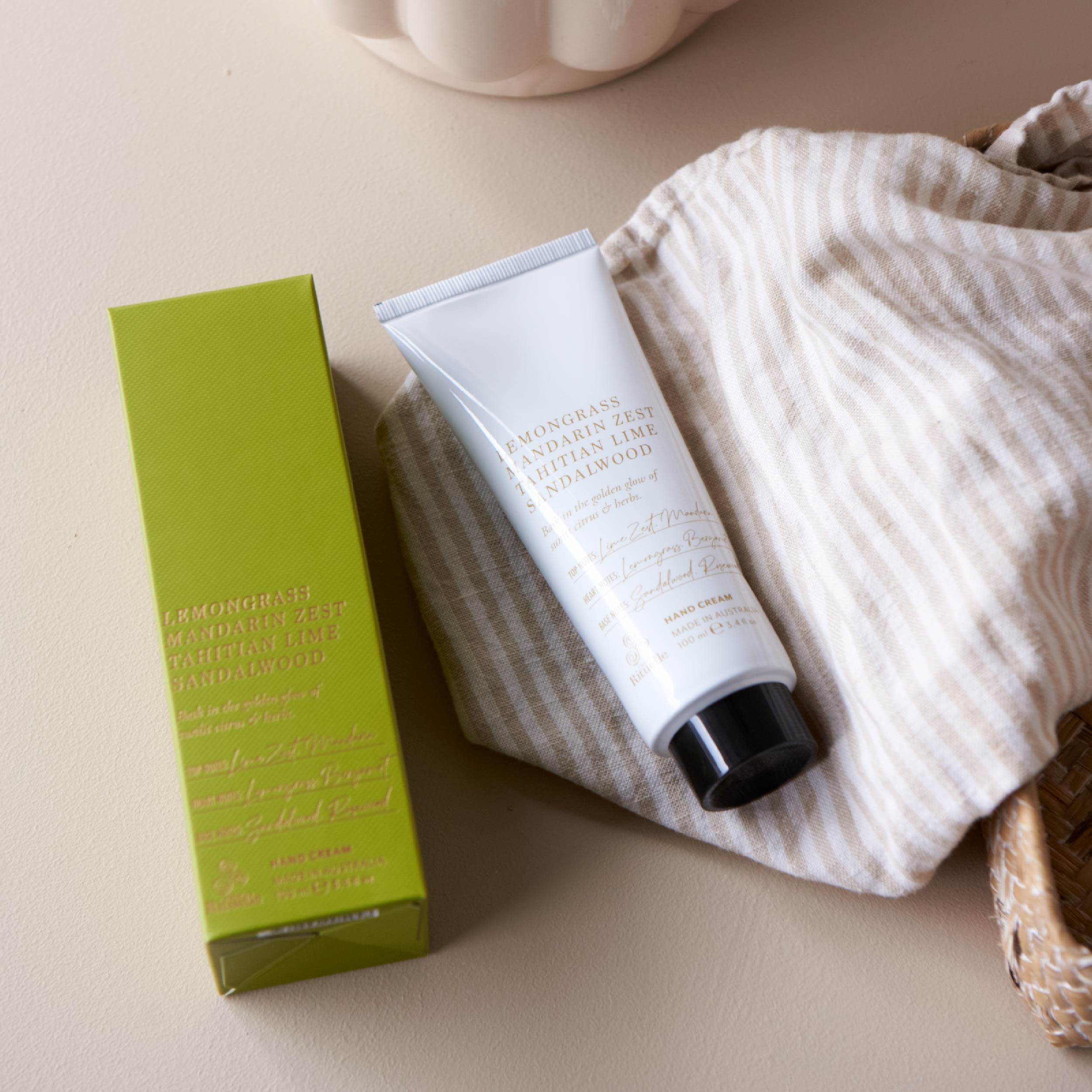 Lemongrass, Mandarin Zest, Tahitian Lime, Sandalwood<br> Hand Cream | 100ml