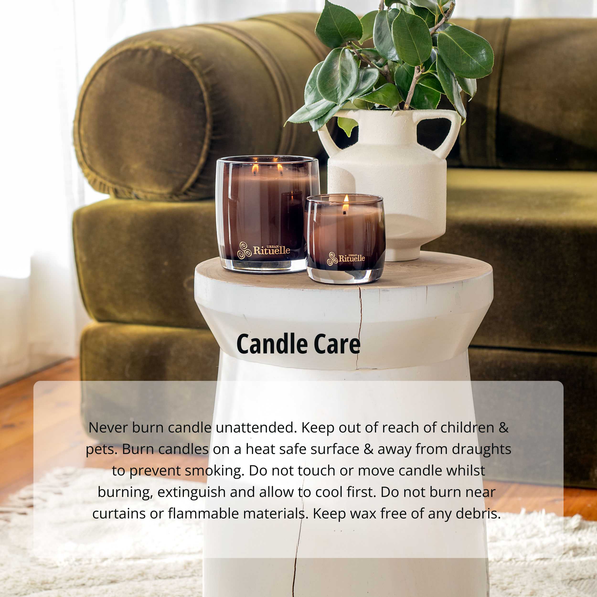 Black Amber, Rosewood & Cedar<br> Scented Soy Candle | 140gm