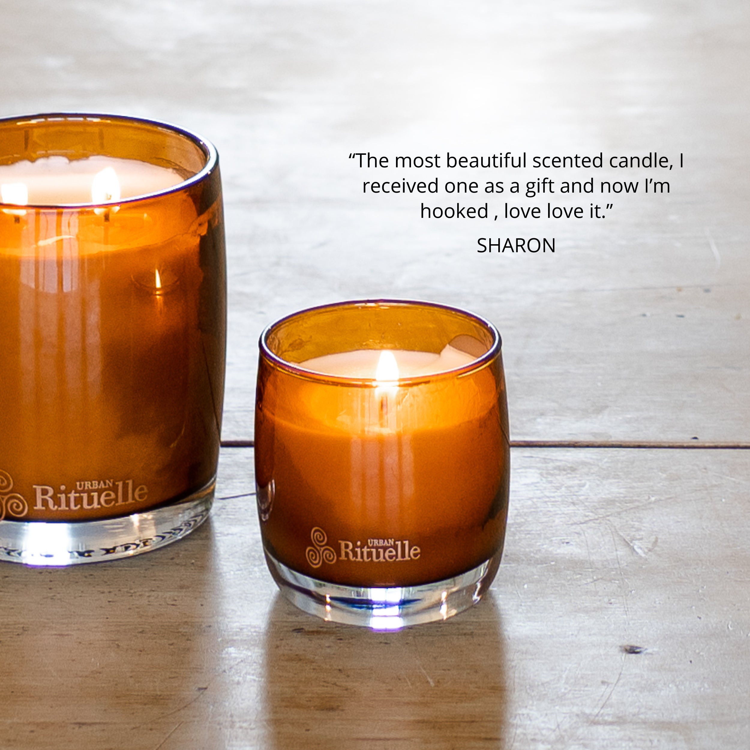Mandarin, Basil & Lime<br> Scented Soy Candle | 140gm