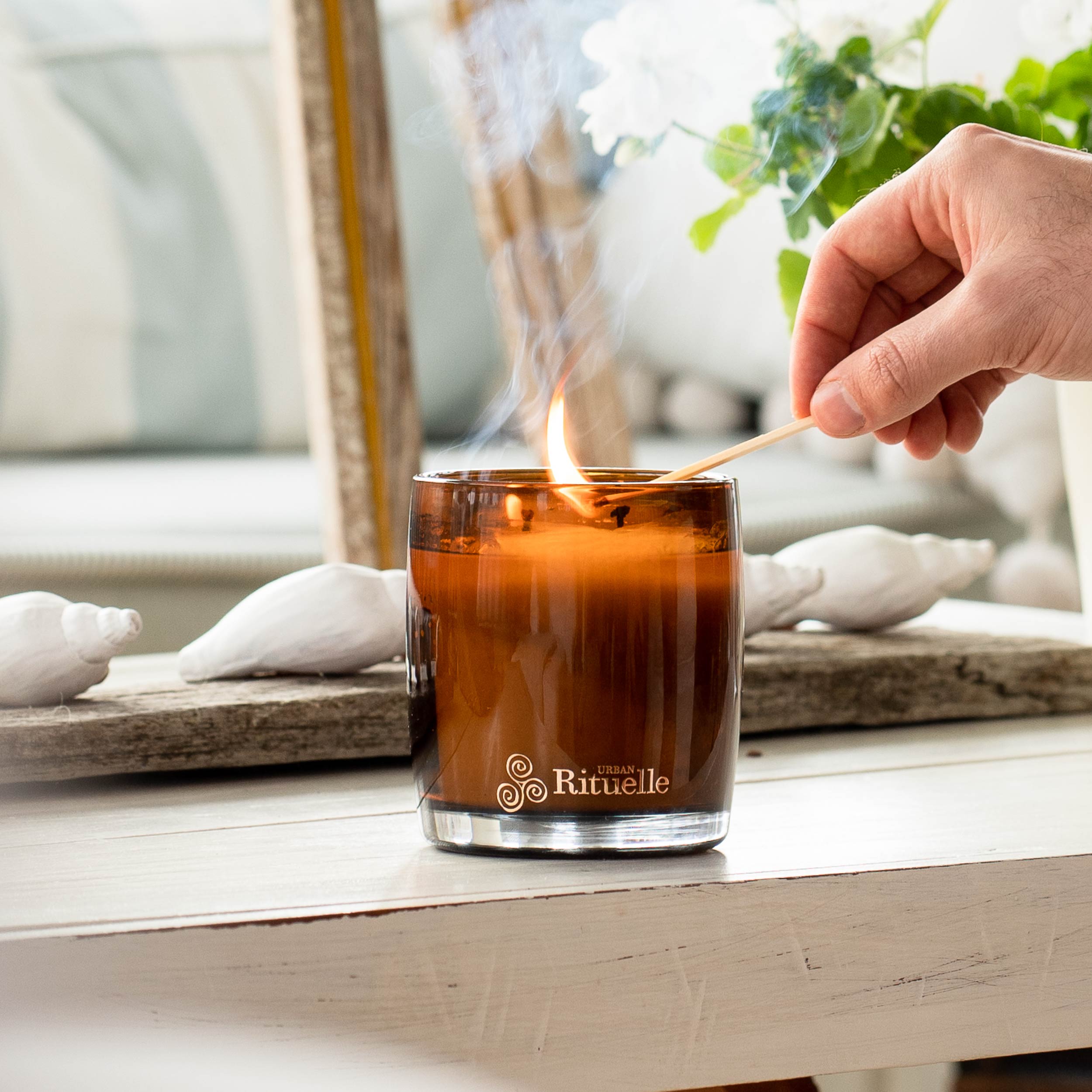 Mandarin, Basil & Lime<br> Scented Soy Candle | 400gm