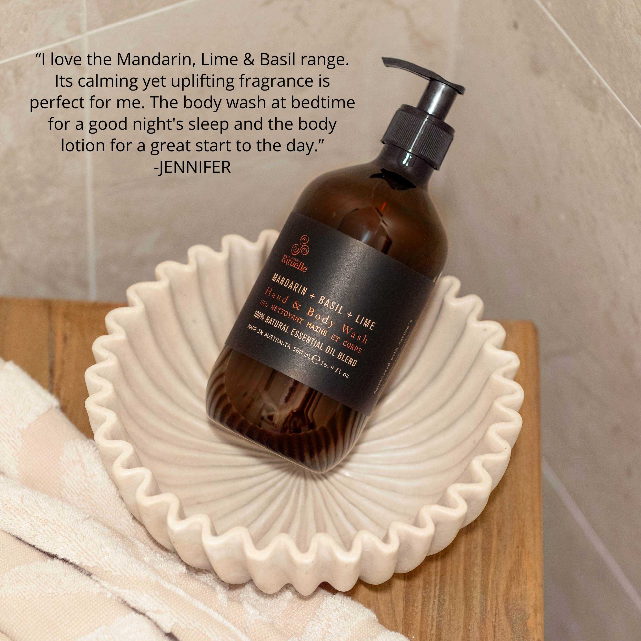 Mandarin, Basil & Lime<br> Hand & Body Wash | 500ml