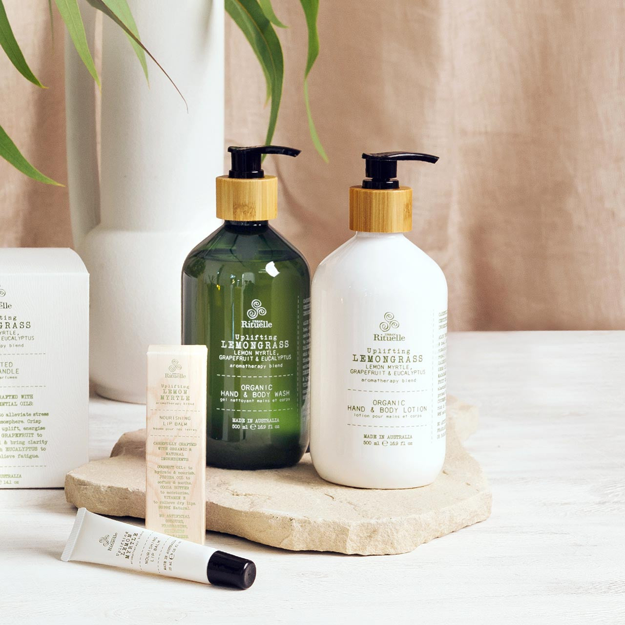 Lemongrass, Lemon Myrtle, Grapefruit & Eucalyptus<br> Organic Hand & Body Lotion | 500ml