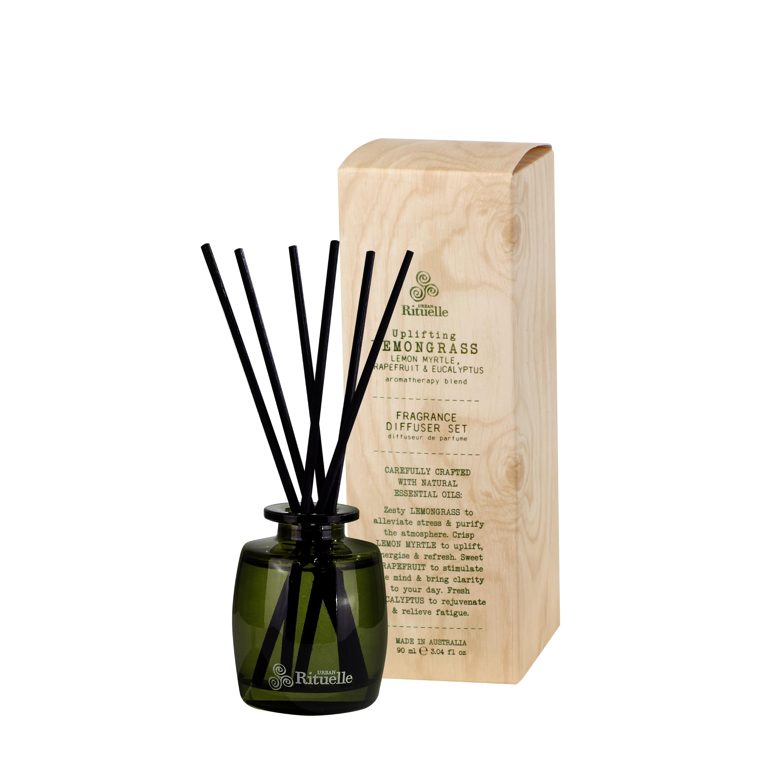 Lemongrass, Lemon Myrtle, Grapefruit & Eucalyptus<br> Mini Fragrance Diffuser Set | 90ml