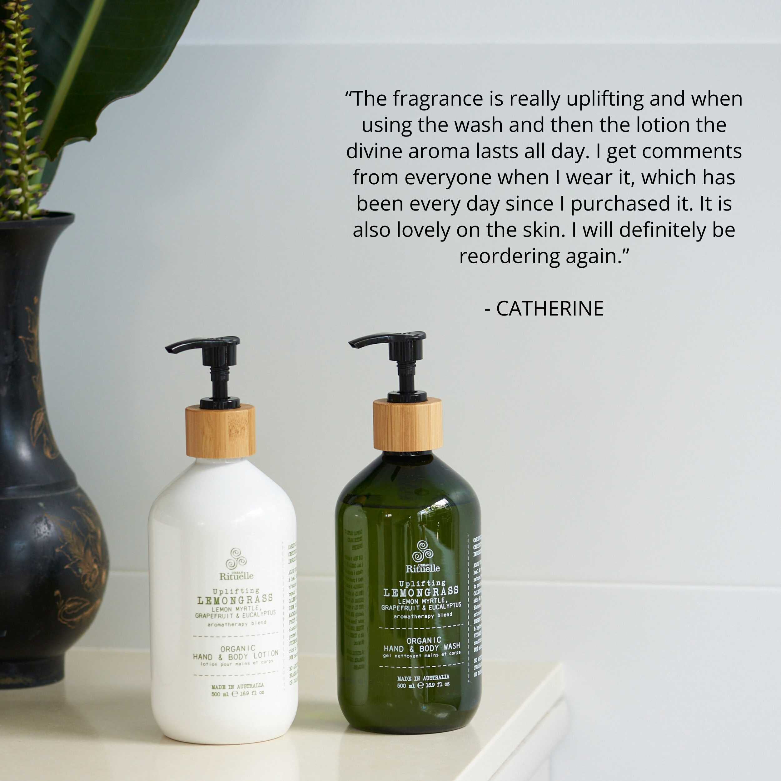 Lemongrass, Lemon Myrtle, Grapefruit & Eucalyptus<br> Hand & Body Lotion | 500ml