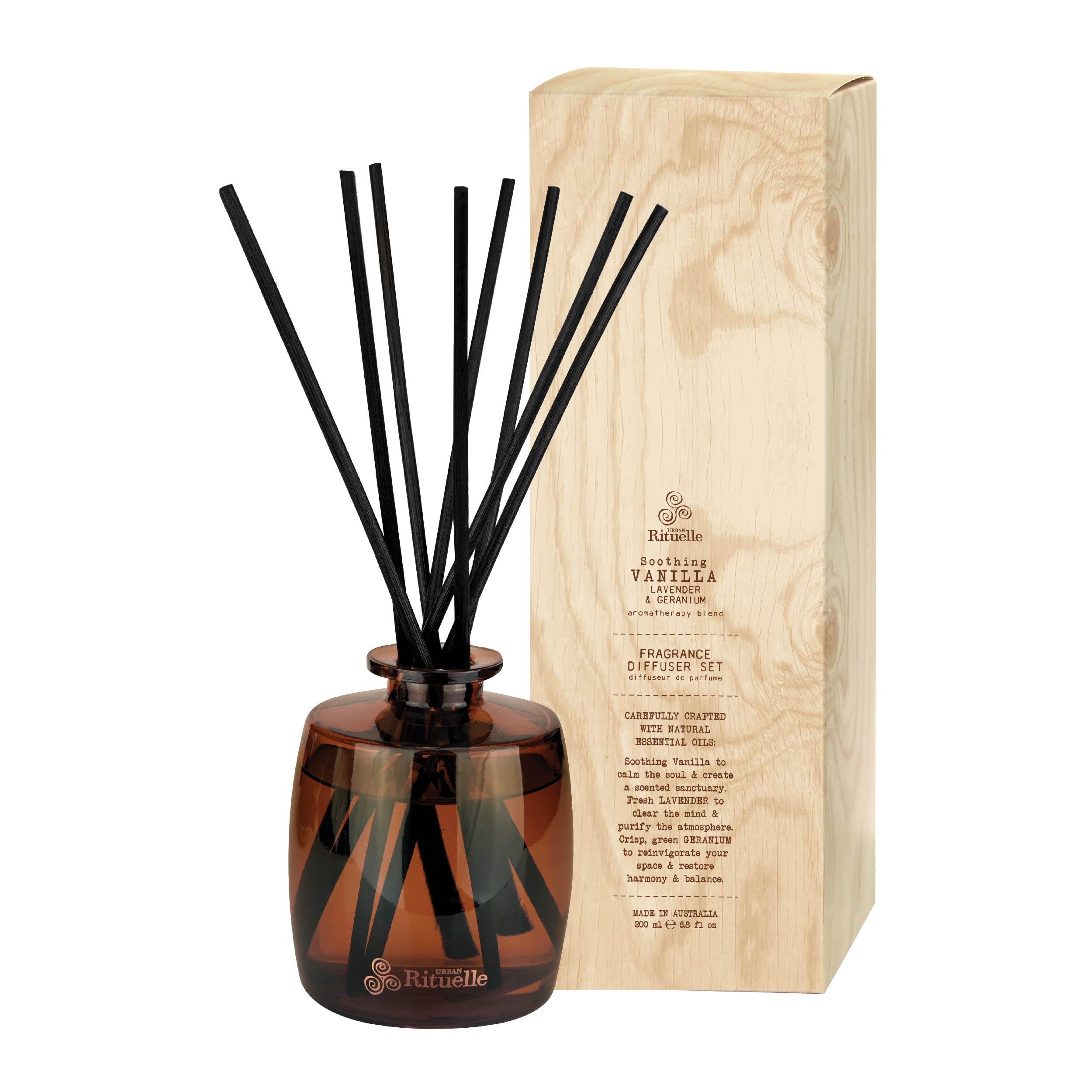 Vanilla, Lavender & Geranium<br> Fragrance Diffuser Set | 220ml