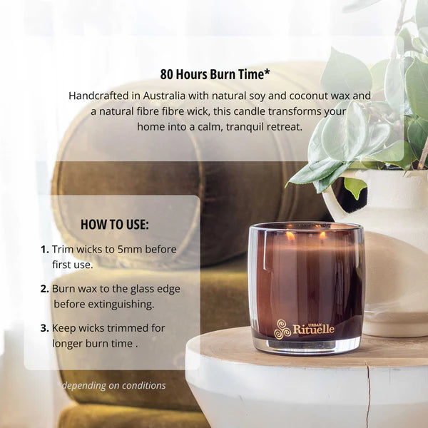 Nectarine, Honey Blossom, Bergamot, Vetiver<br> Scented Soy Candle | 400gm