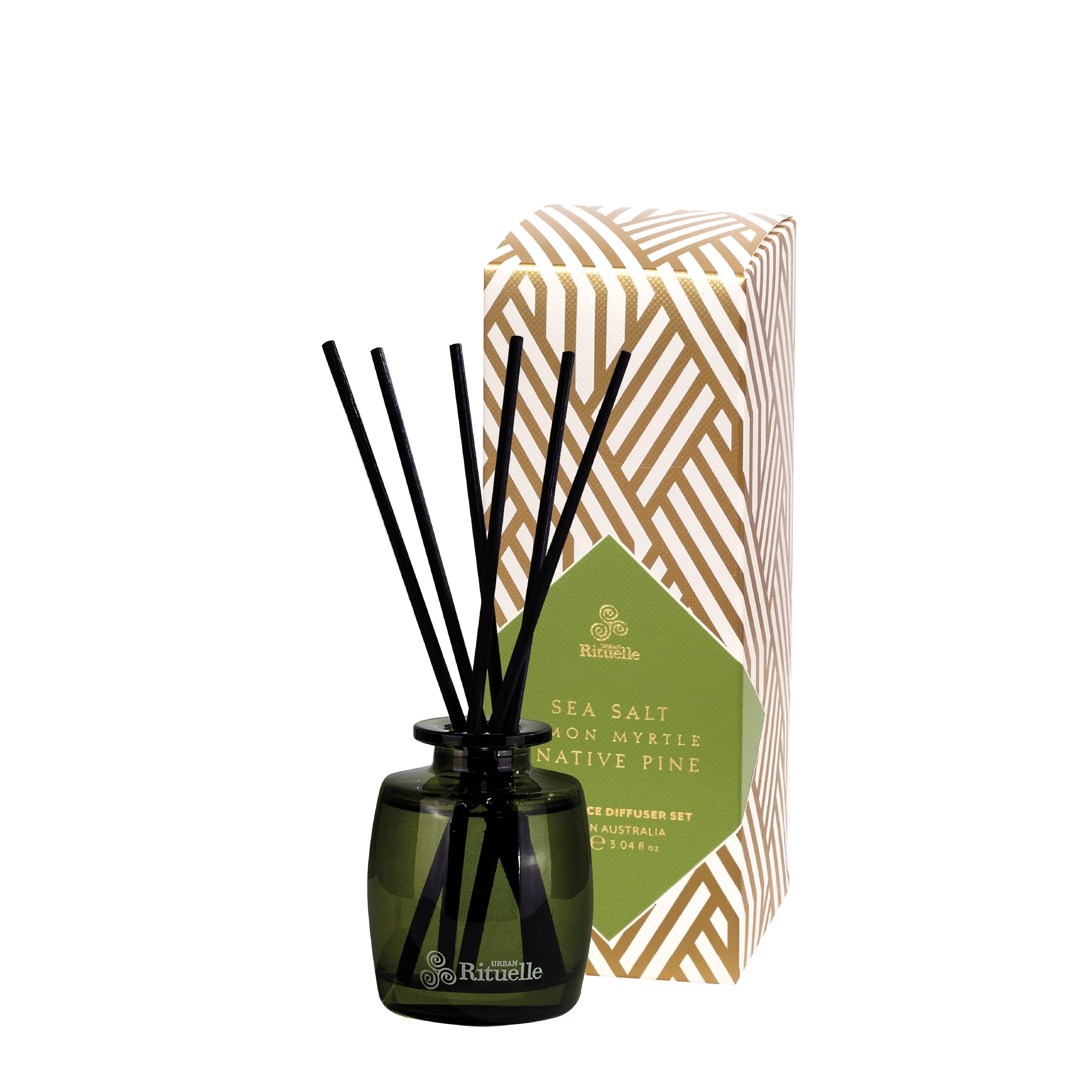 Sea Salt, Lemon Myrtle + Native Pine <br> Mini Fragrance Diffuser Set | 90ml