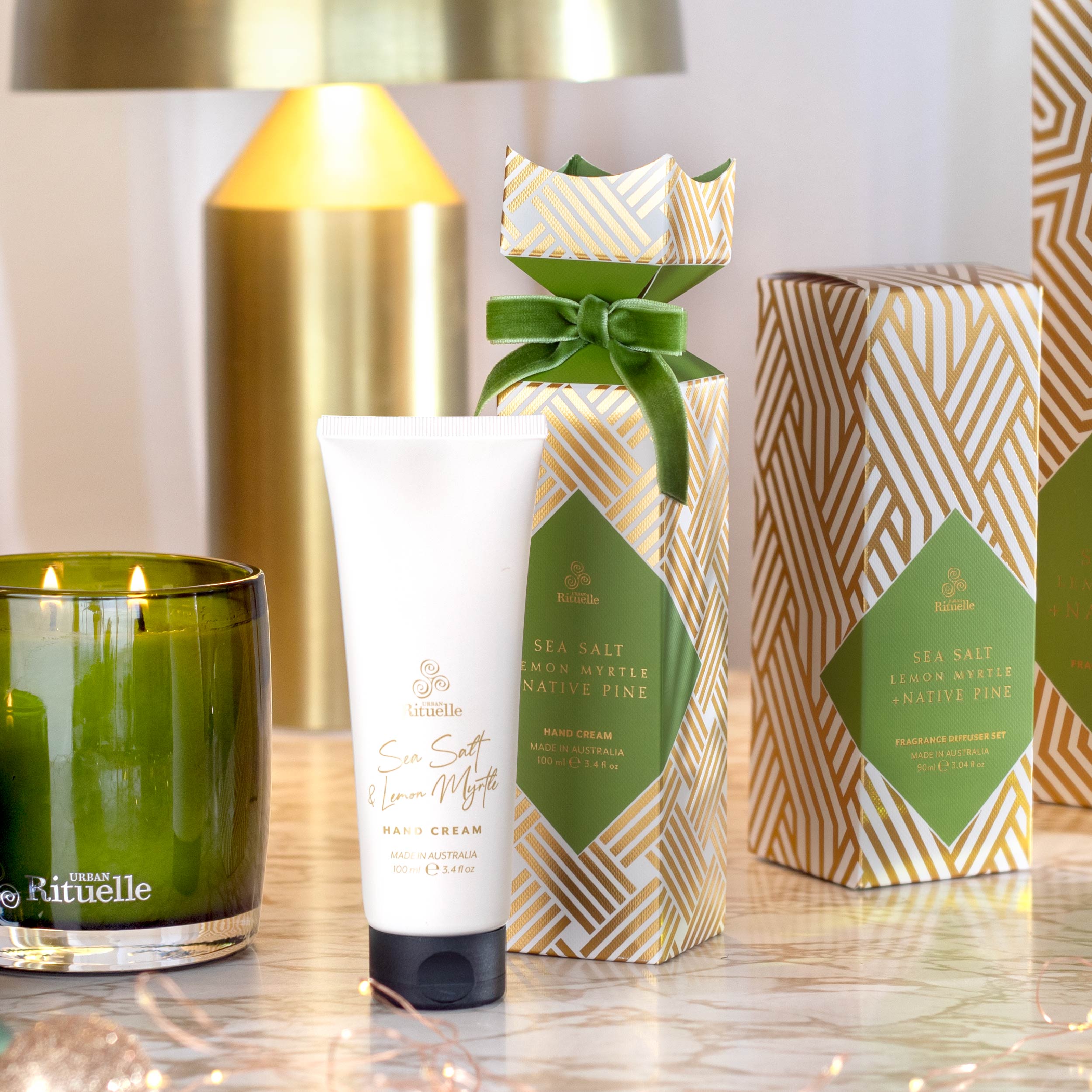 Sea Salt, Lemon Myrtle + Native Pine <br> Hand Cream Bon Bon | 100ml