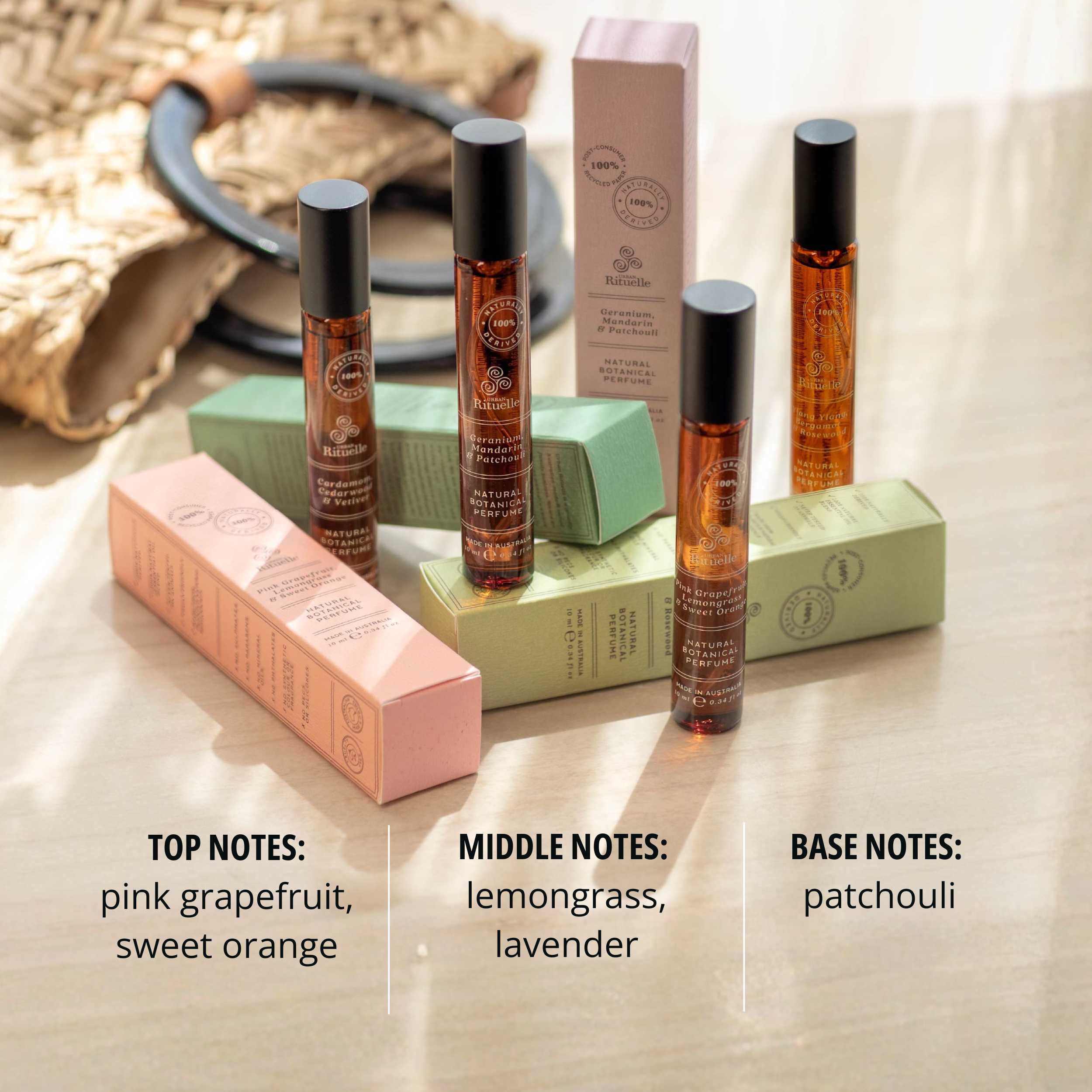 Pink Grapefruit, Lemongrass & Sweet Orange<br> Natural Botanical Perfume | 10ml