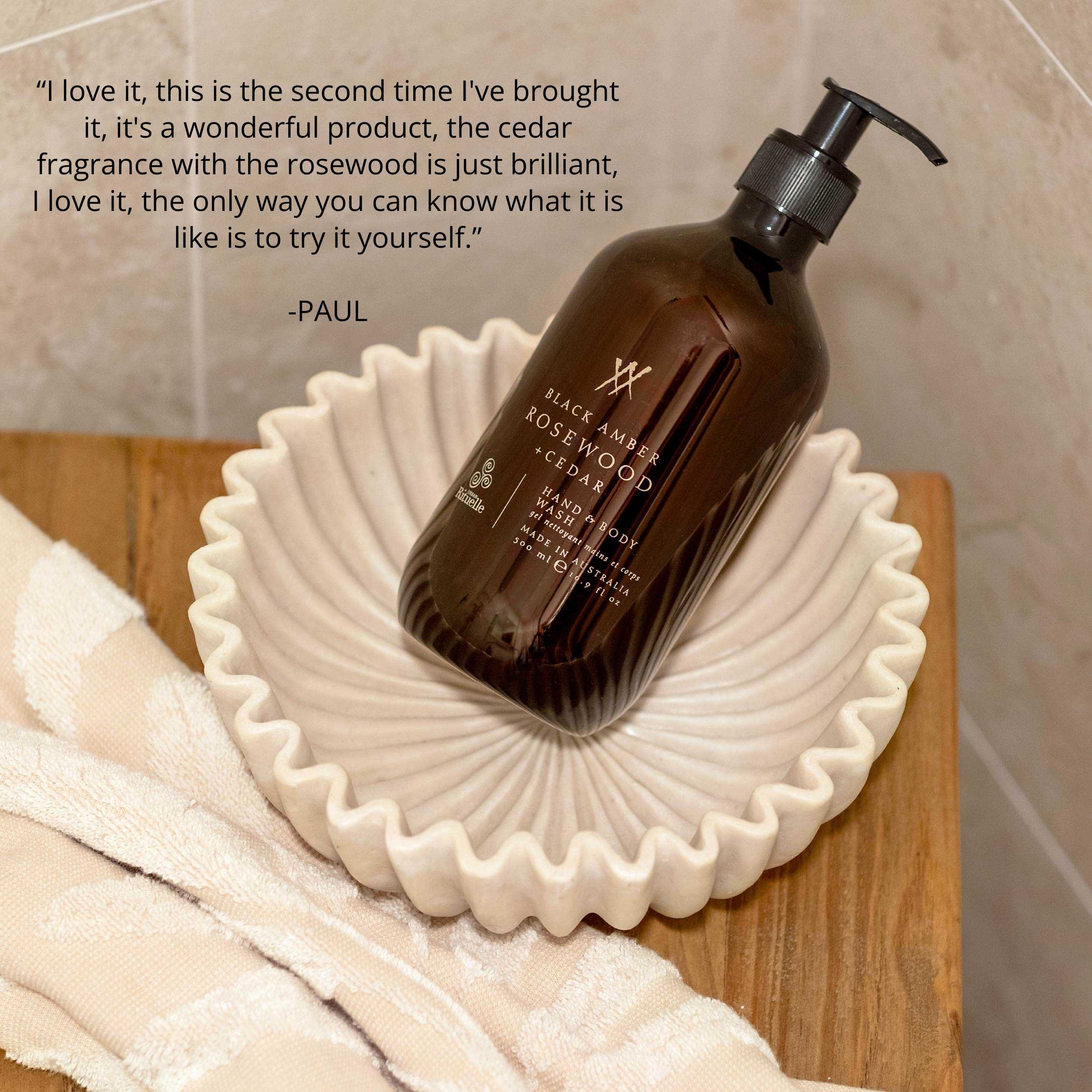 Black Amber, Rosewood & Cedar<br> Cleanse & Nourish Gift Duet | 2 x 500ml